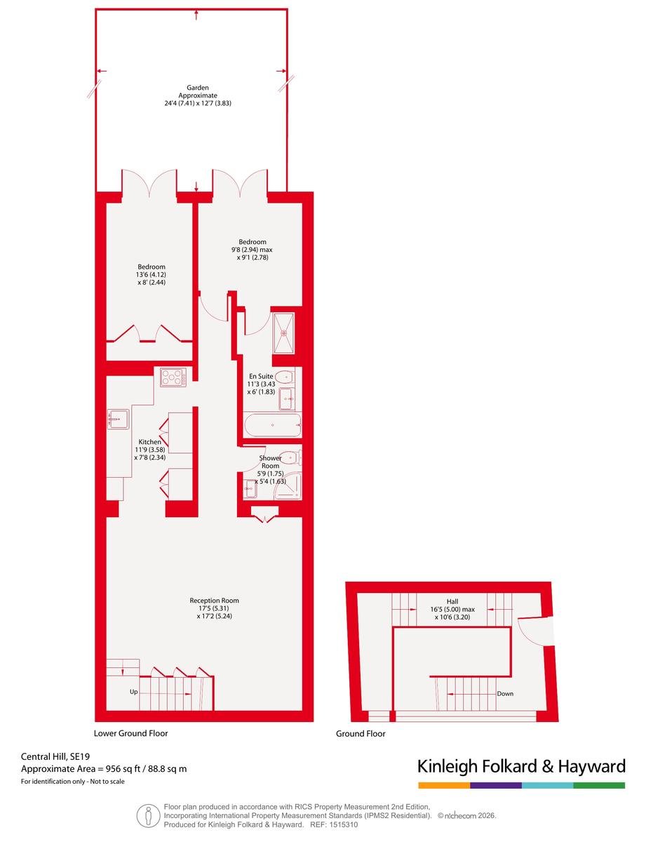 Flat 4, 57-59, Central Hill, London floorplan