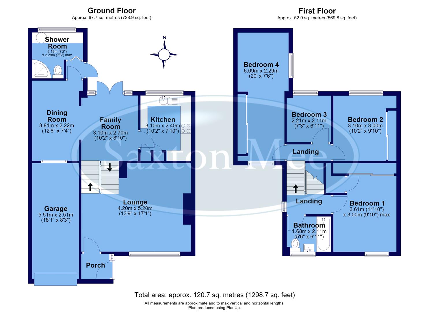 10, South View Close, Sheffield floorplan