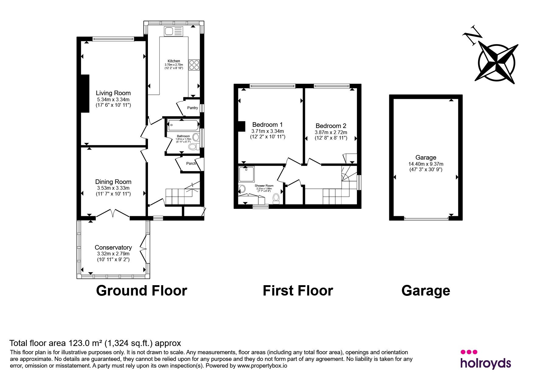 20, Wheathead Drive, Keighley floorplan