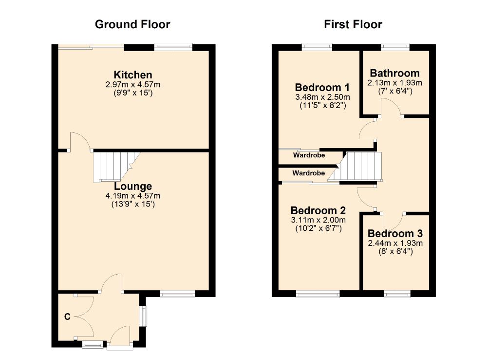 Bowthorpe Close, Langlands, Northampton NN3, 3 bedroom end terrace