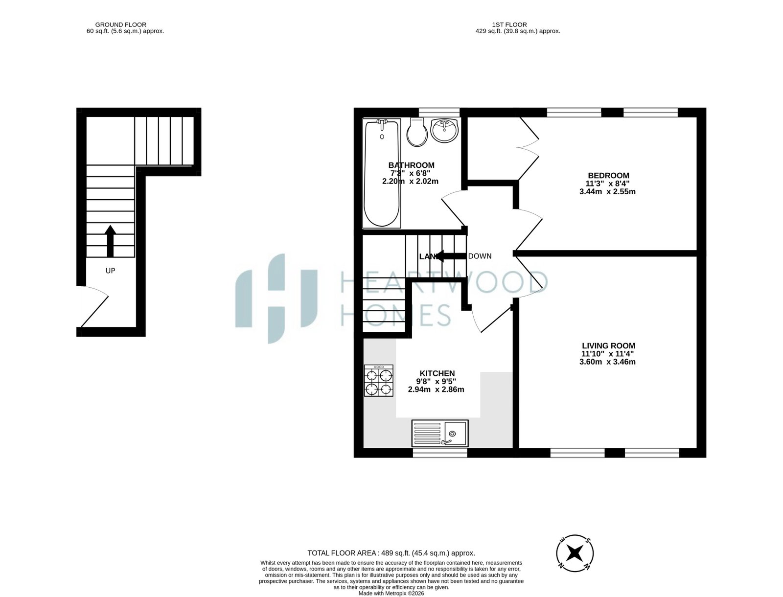 Clare Court,2, Ridgmont Road, St. Albans floorplan