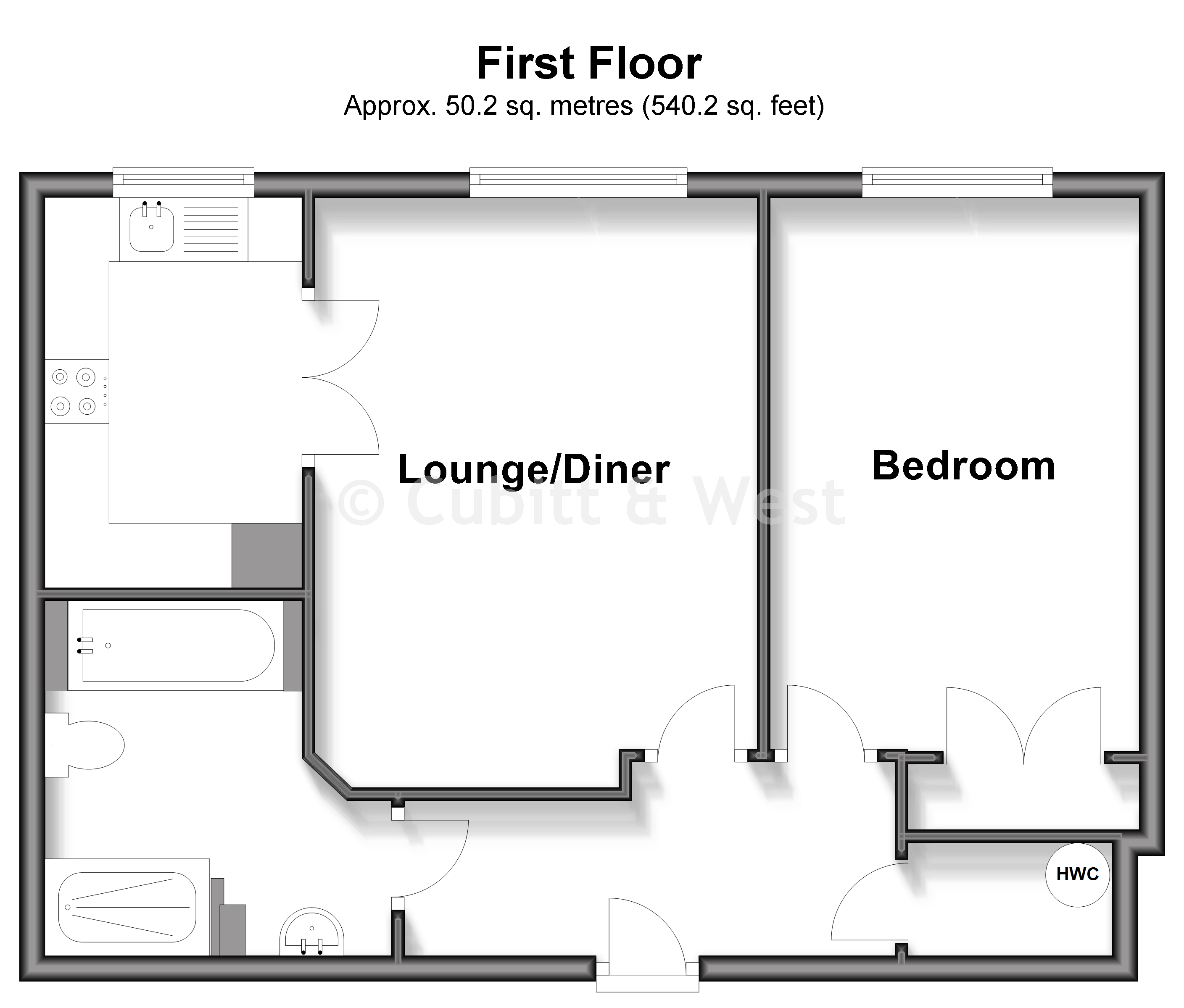 Portman Court, Grange Road, Uckfield floorplan
