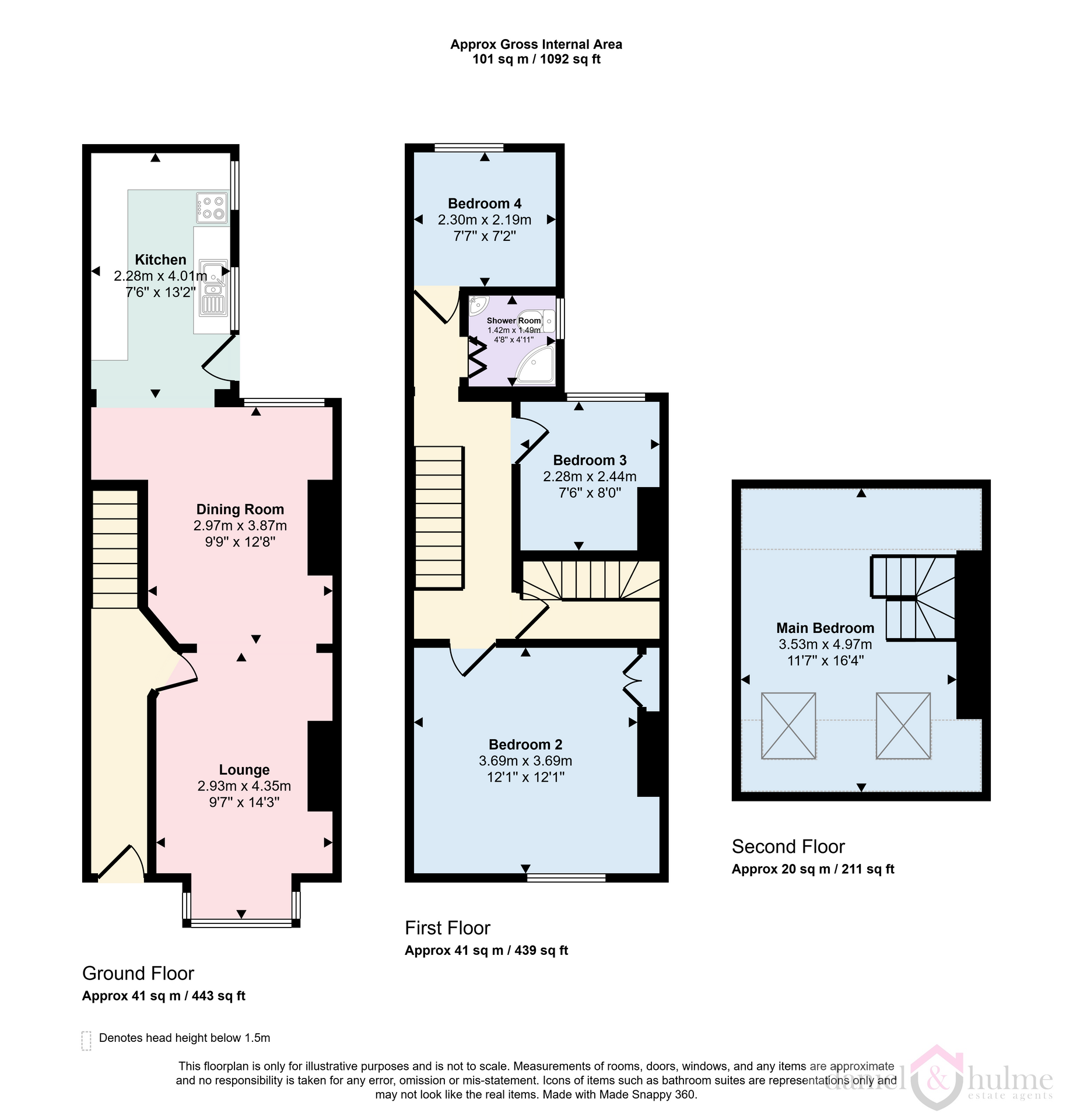 11 Shirley Street, Leek floorplan