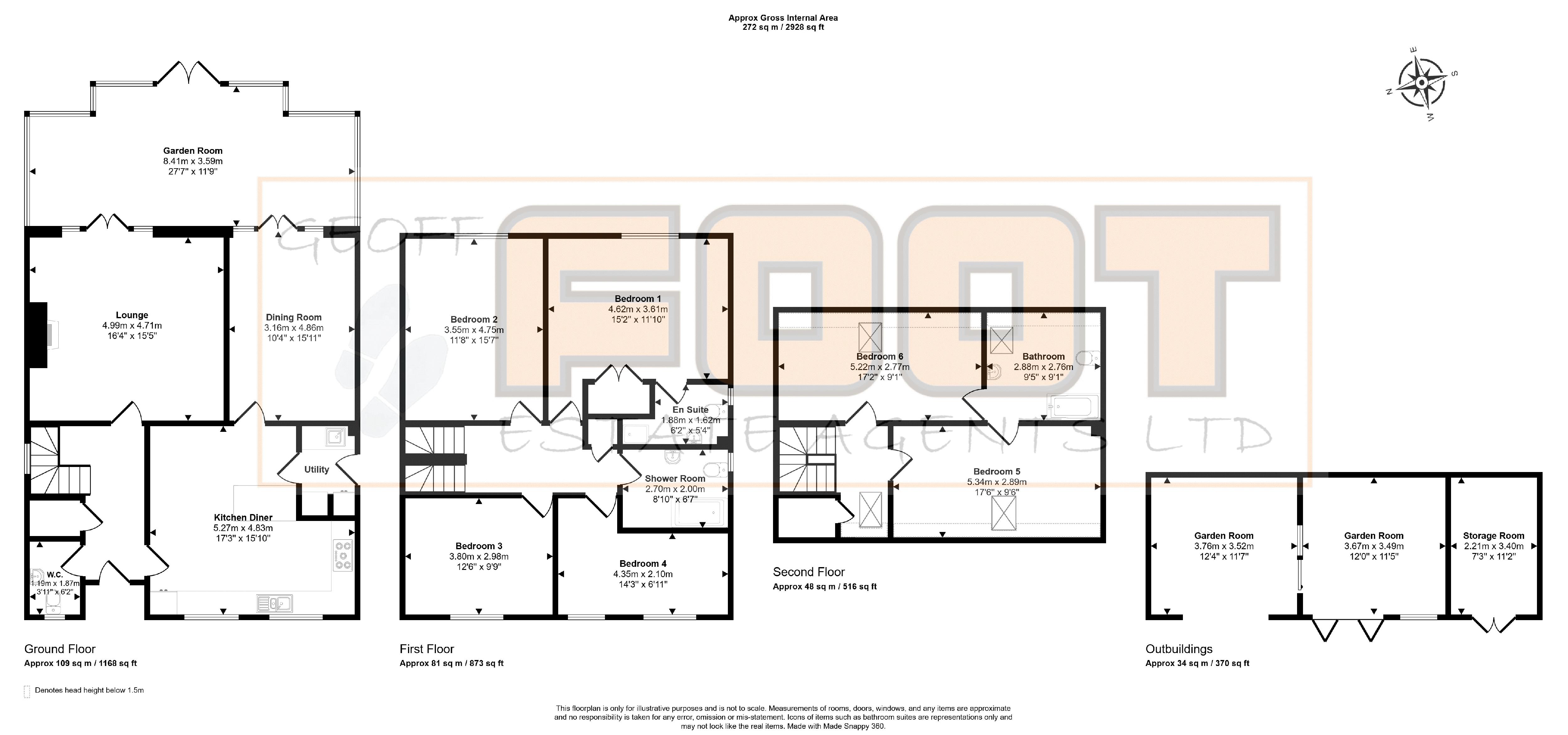 9, Bound Lane, Hayling Island floorplan