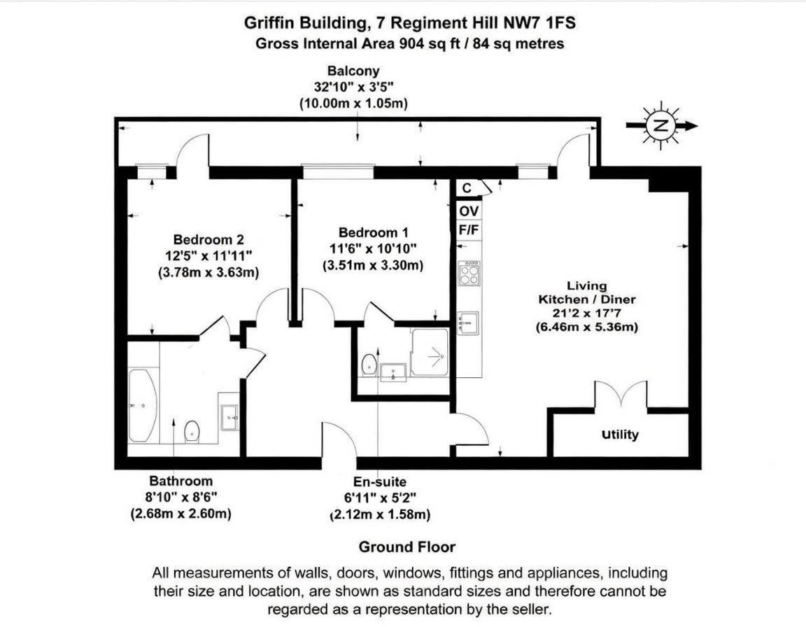 Regiment Hill, London floorplan