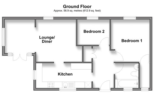 Mongers Lane Barcombe, Lewes floorplan