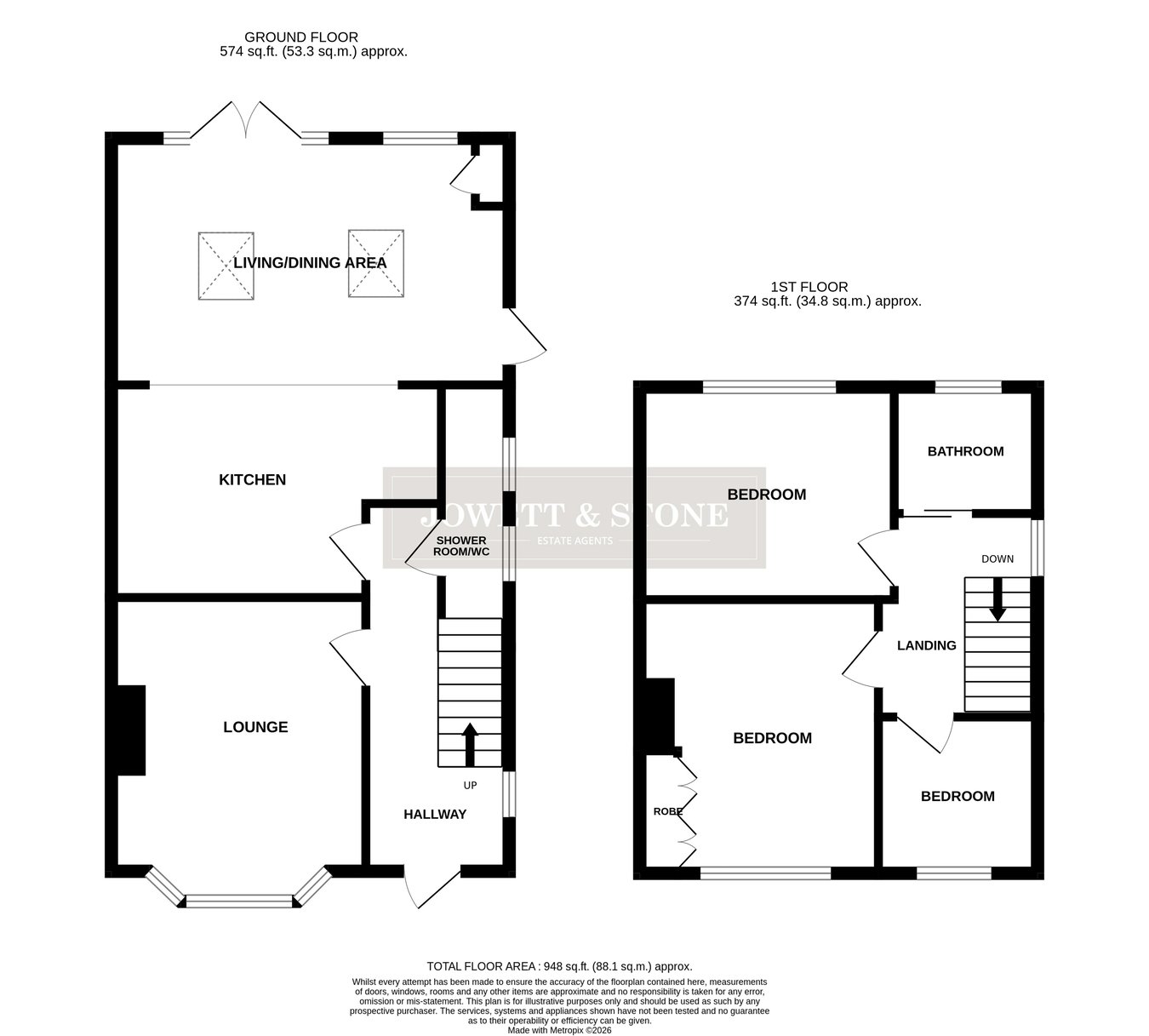 133, Grove Road, Leicester floorplan