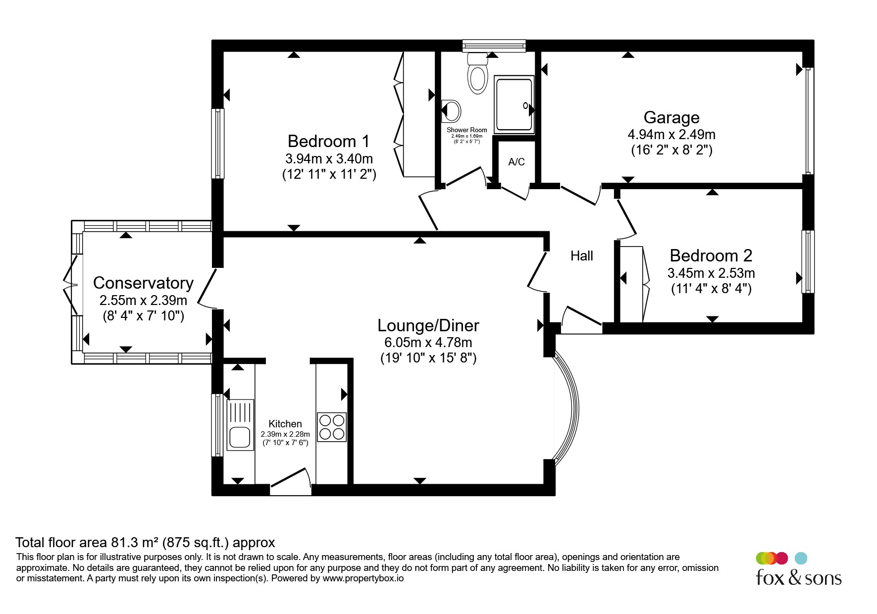2, Jasmine Close, Crewkerne floorplan