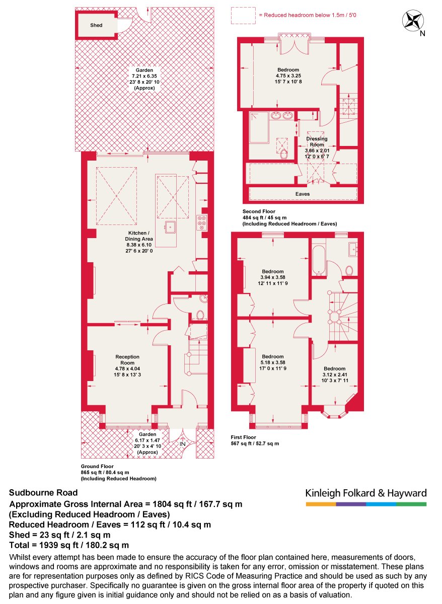 84, Sudbourne Road, London floorplan