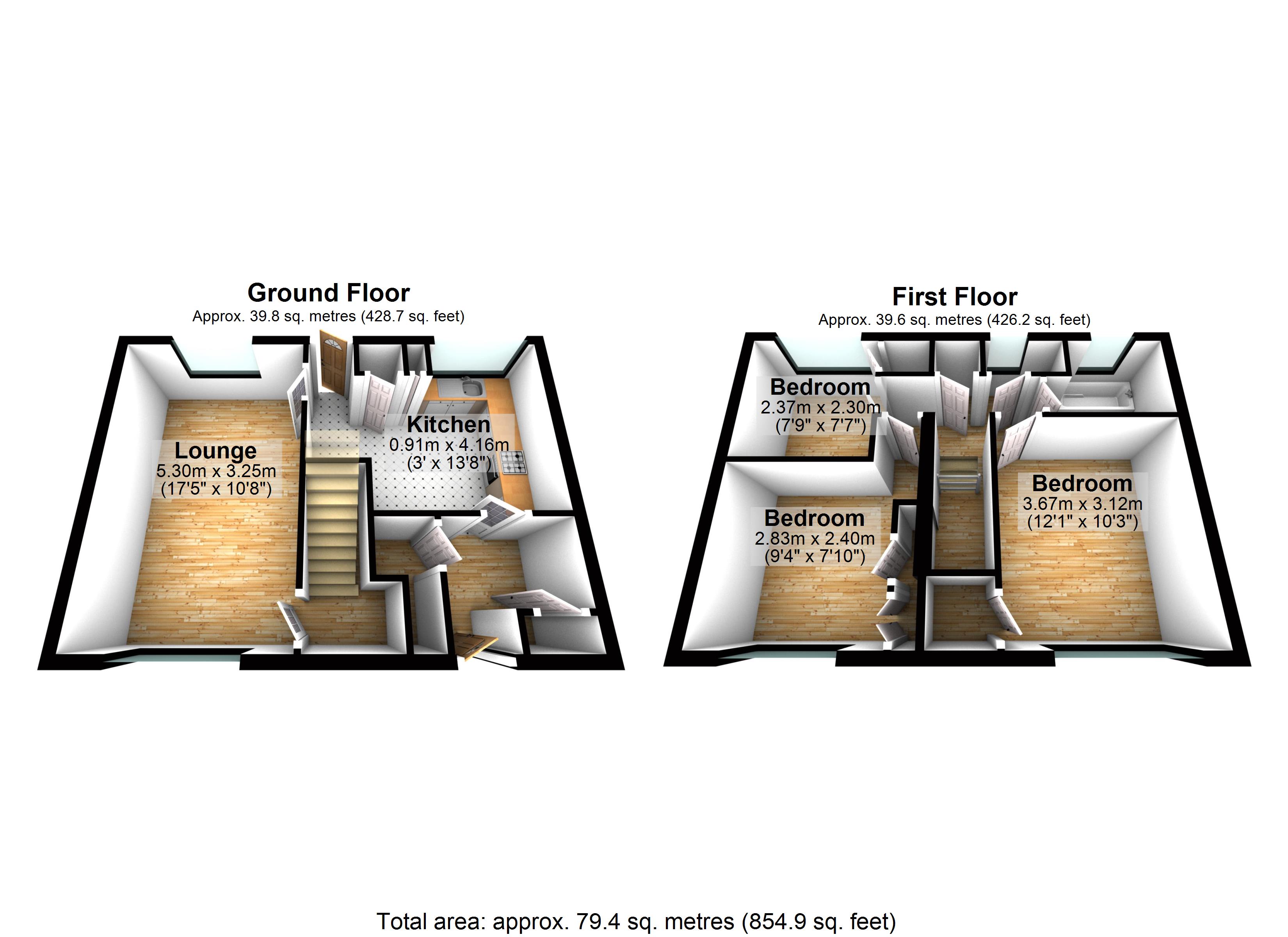 3 Bedrooms Terraced house for sale in Broadwater Crescent, Stevenage SG2