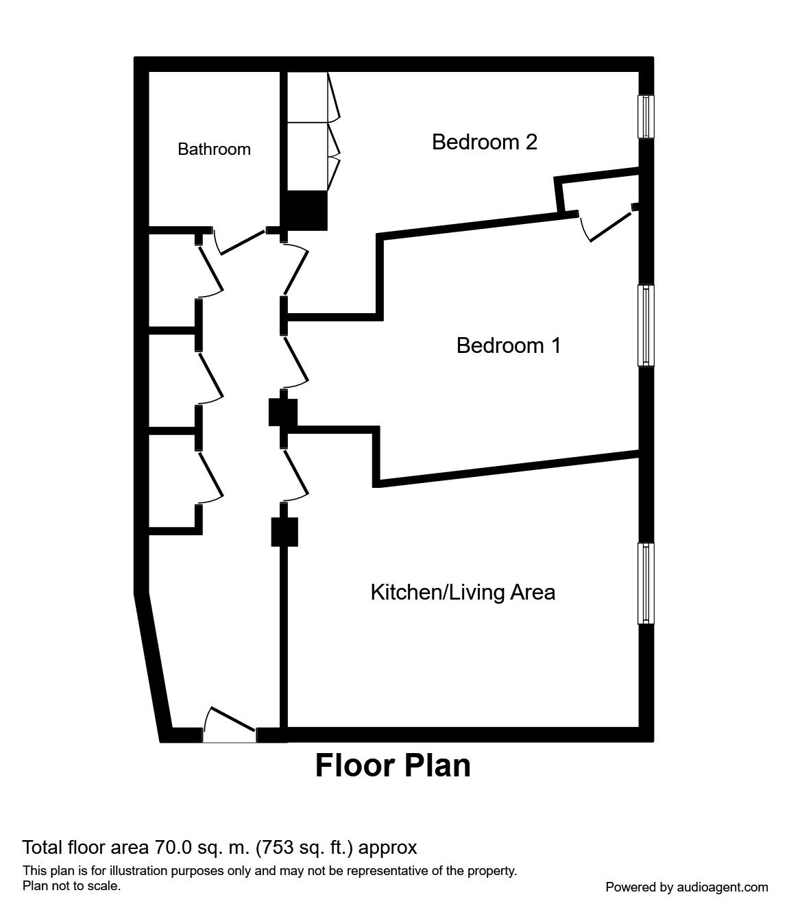 2 Bedrooms Flat to rent in Sandling Lane, Maidstone ME14