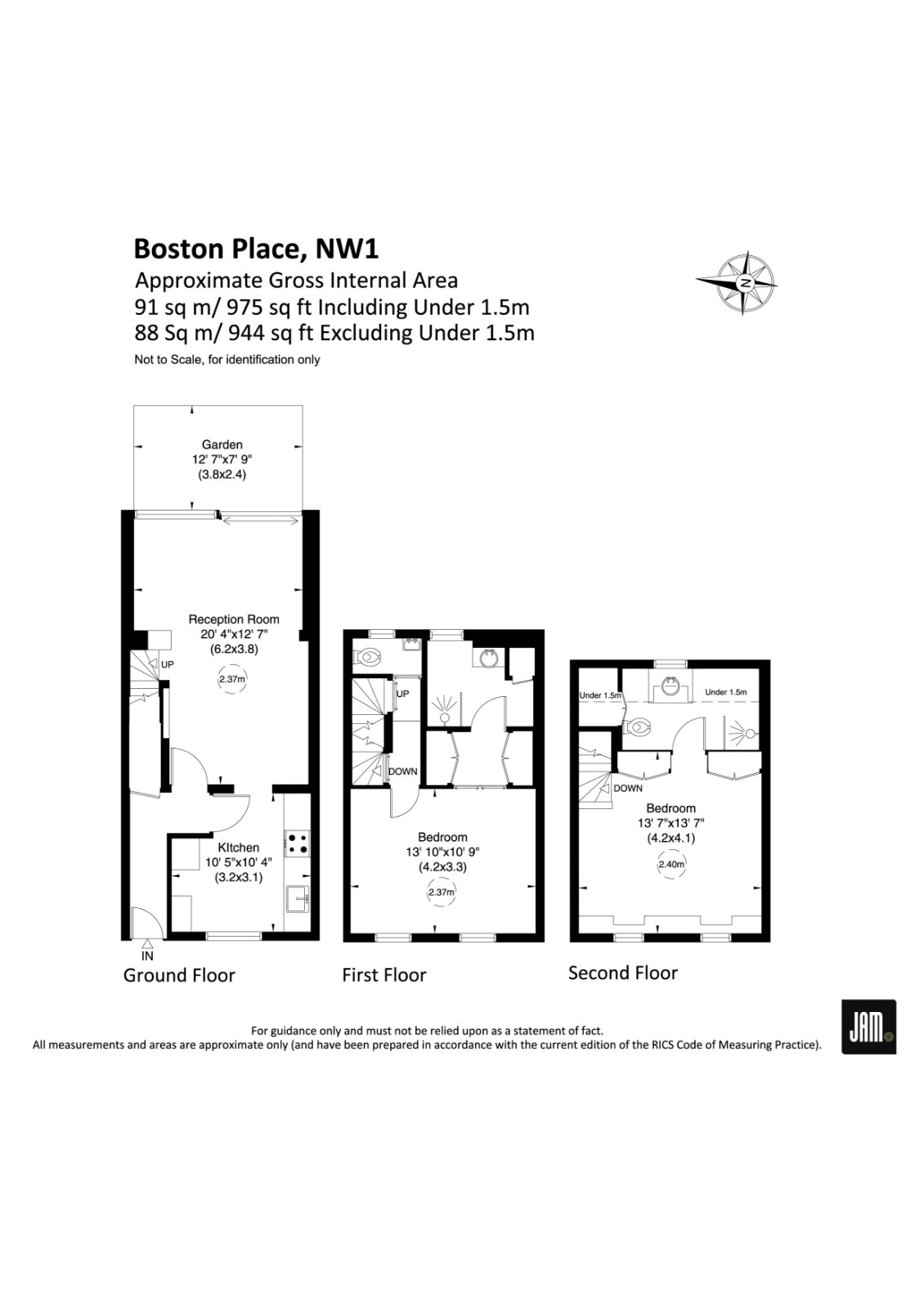 88, Boston Place, London floorplan