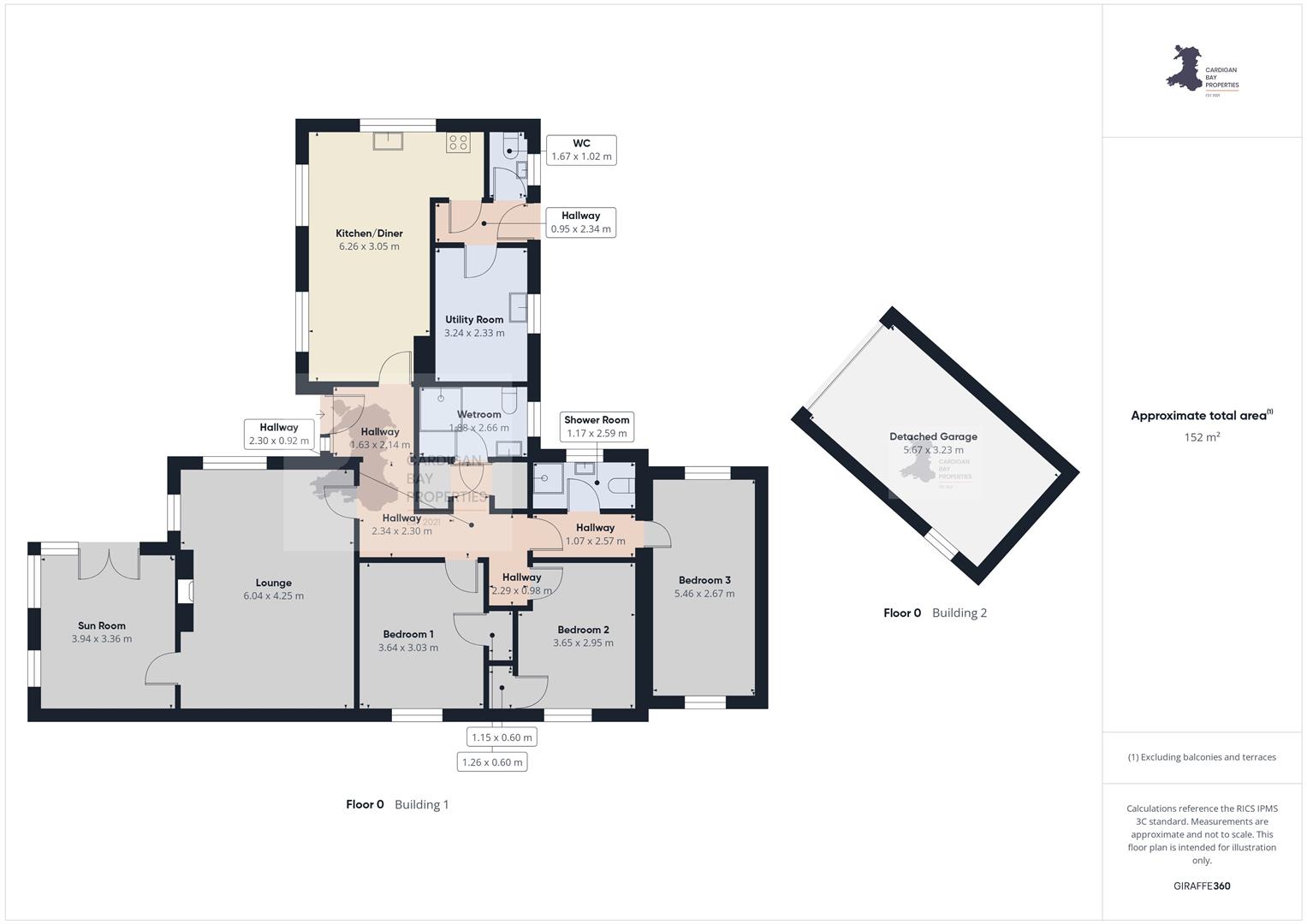 Gerran, Llysonnen, Boncath floorplan