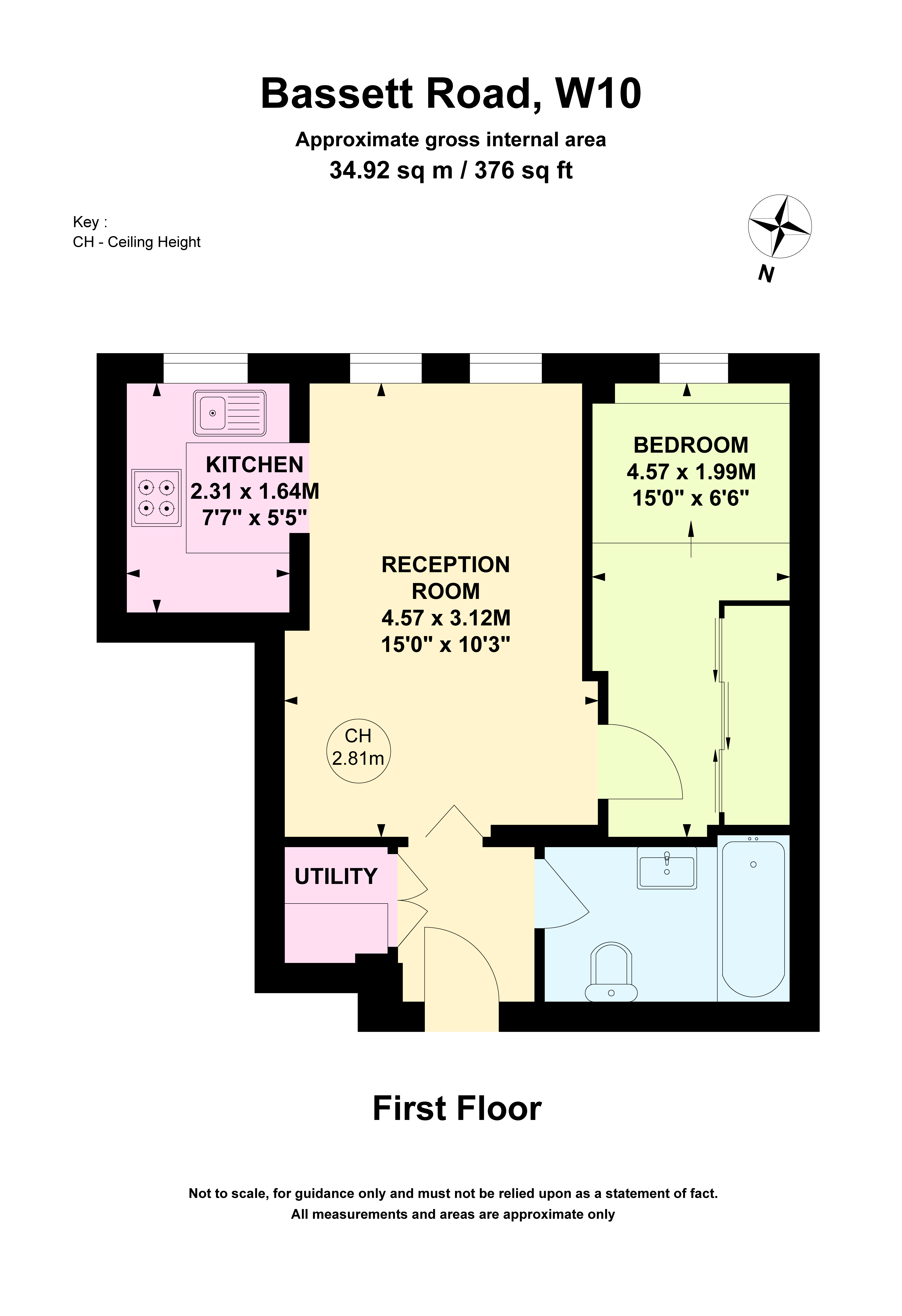 Flat 7, 59, Bassett Road, London floorplan