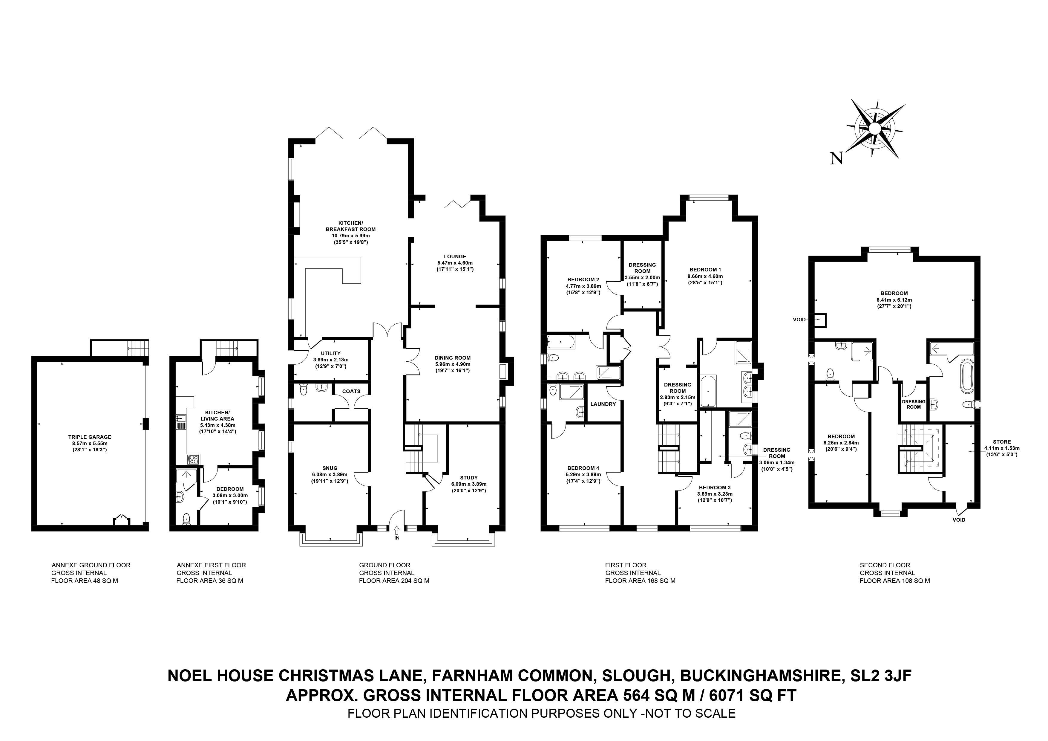 7 Bedrooms Detached house to rent in Christmas Lane, Farnham Common, Slough SL2