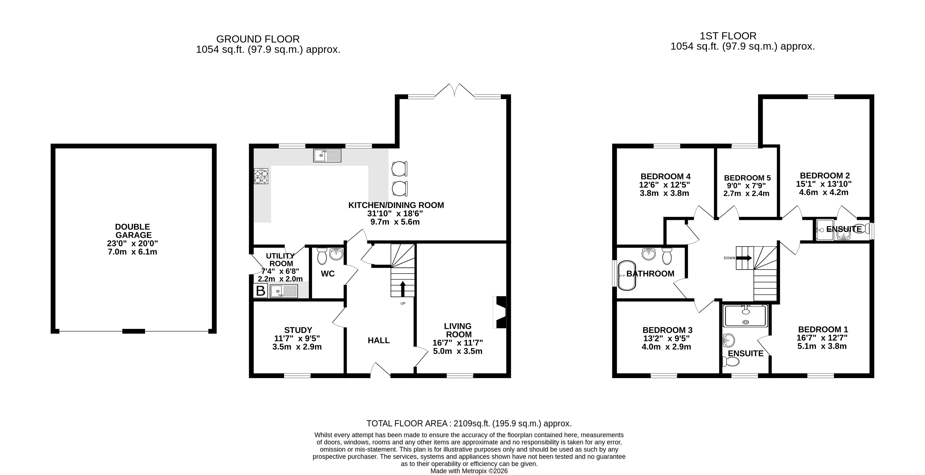 1, Norfolk Grove, Colchester floorplan