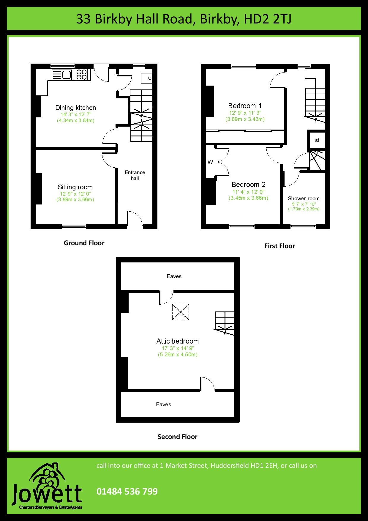 3 bed terraced house for sale in Birkby Hall Road, Birkby, West