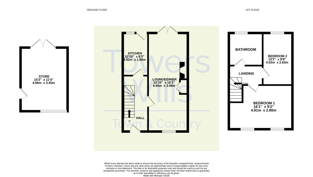17, West Coker Road, Yeovil floorplan