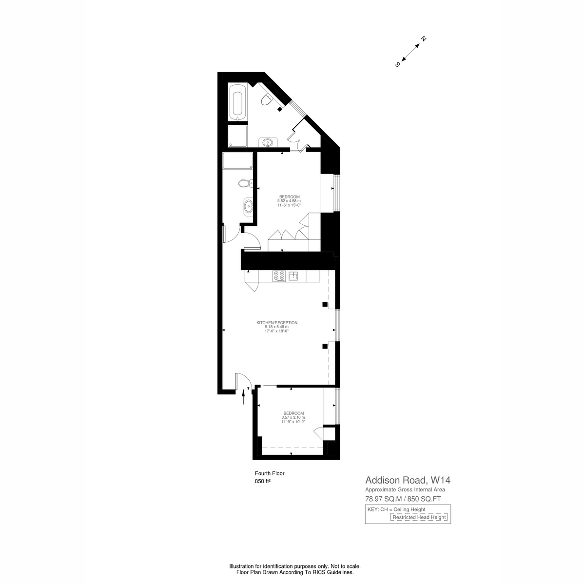 Addison Road, London floorplan