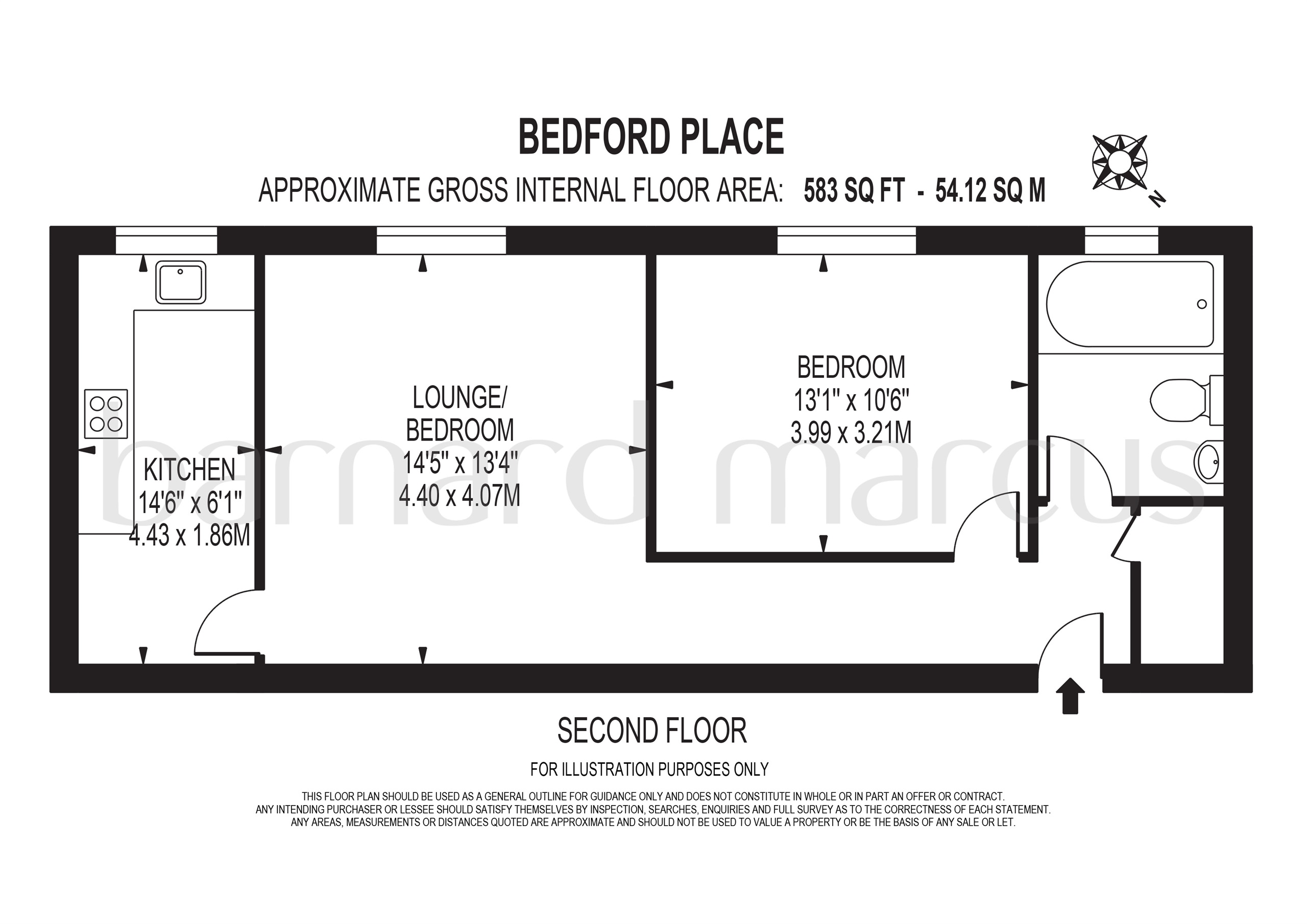 Bedford Place, Croydon floorplan