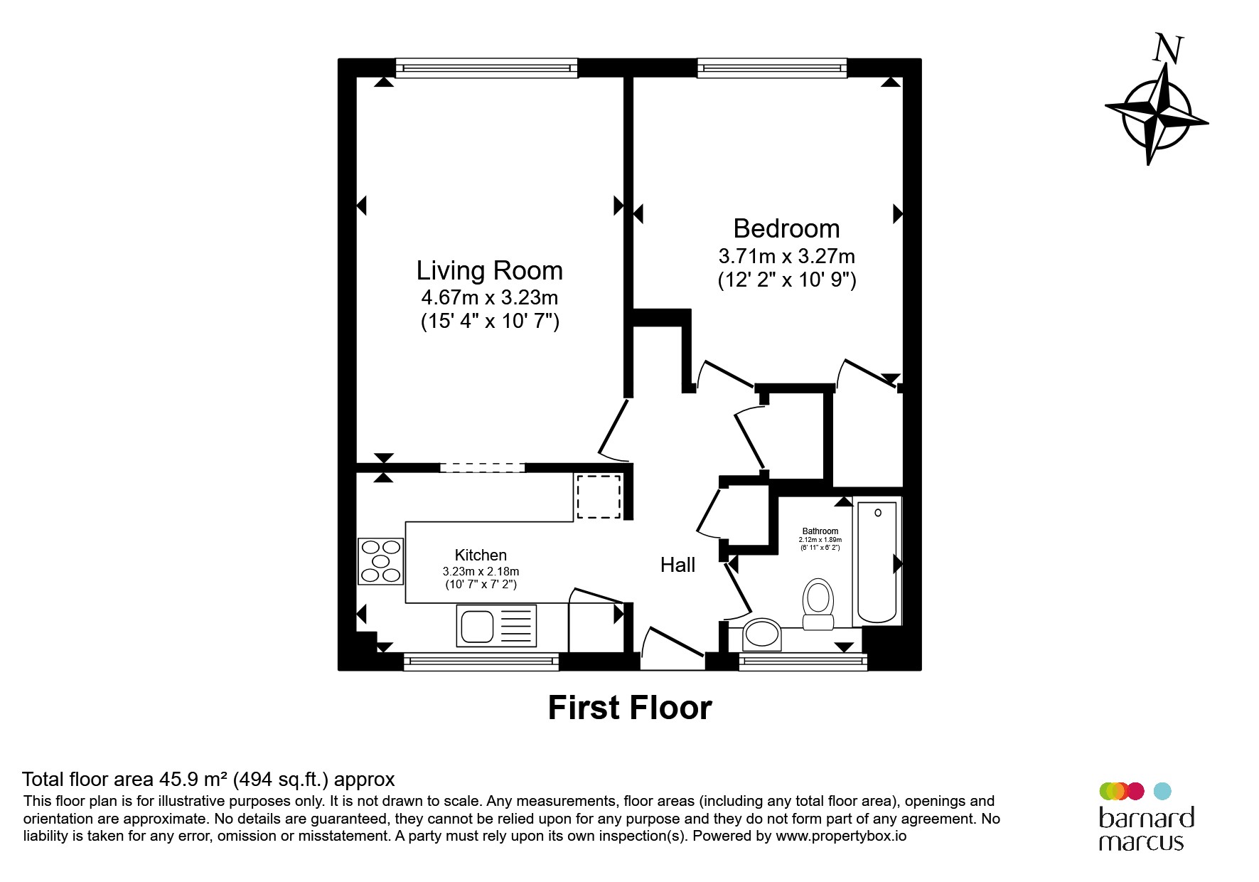 72, Dacre Park, London floorplan