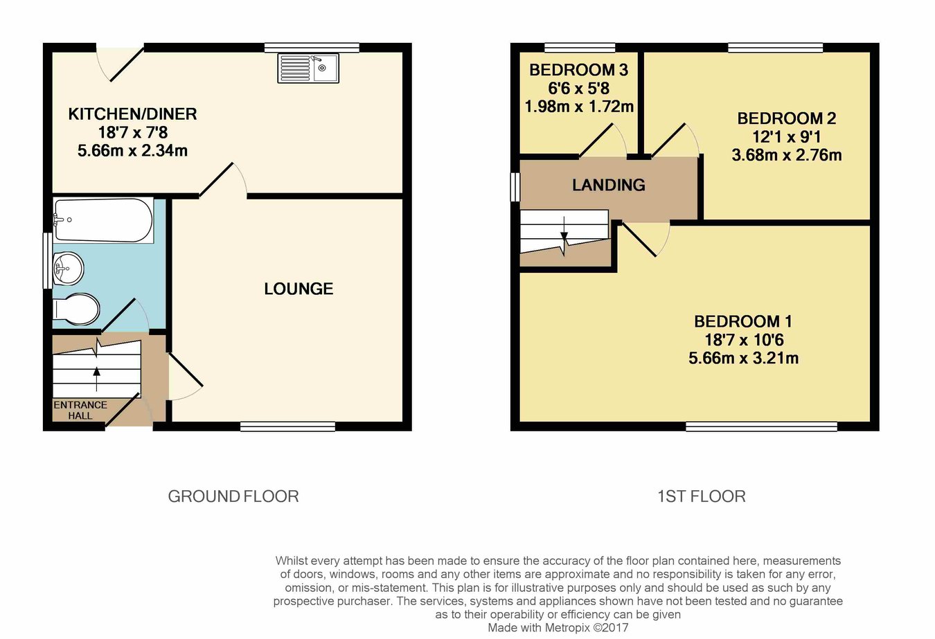 22, Trebeferad, Llantwit Major floorplan