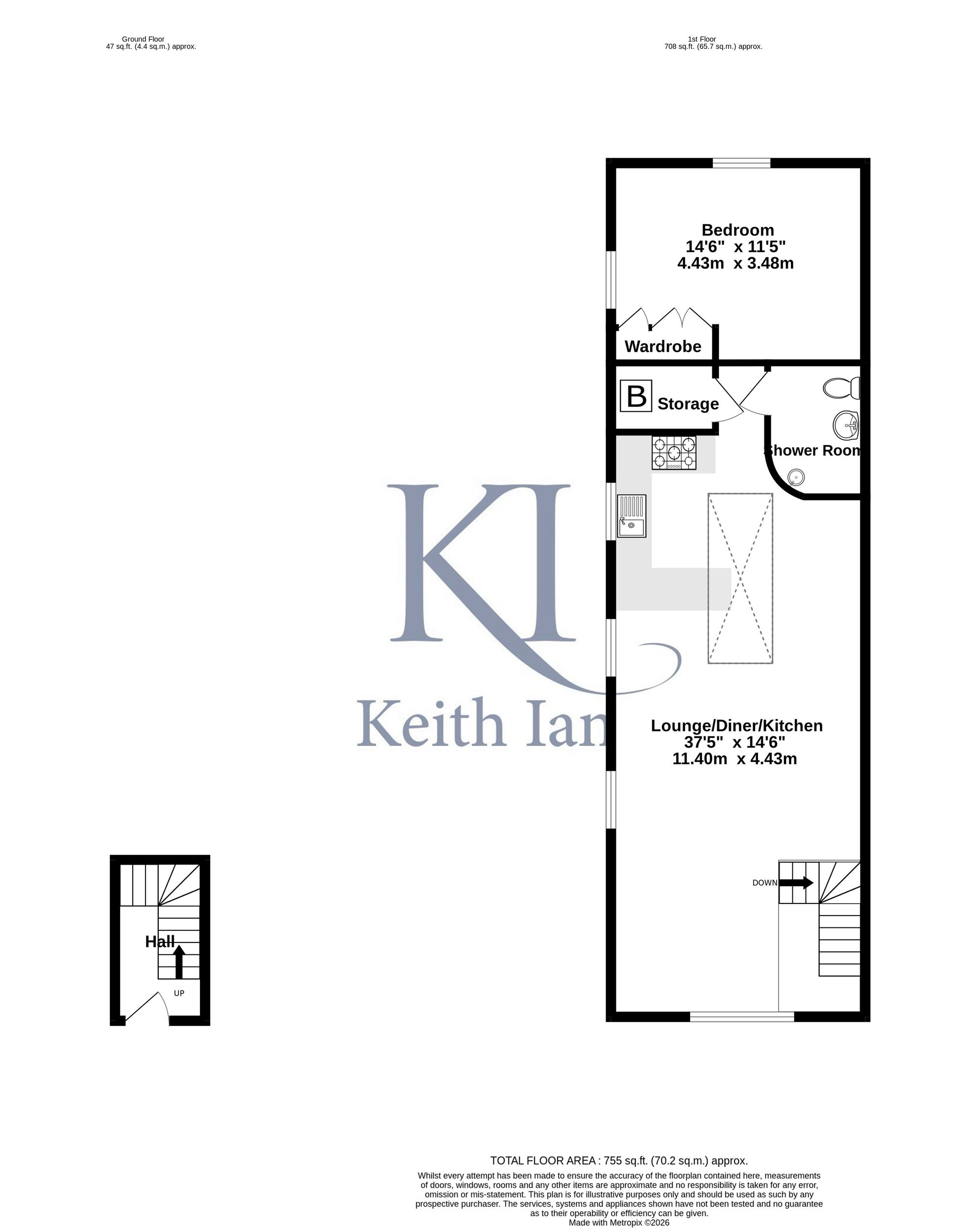 1 Standon Mill Kents Lane, Ware floorplan