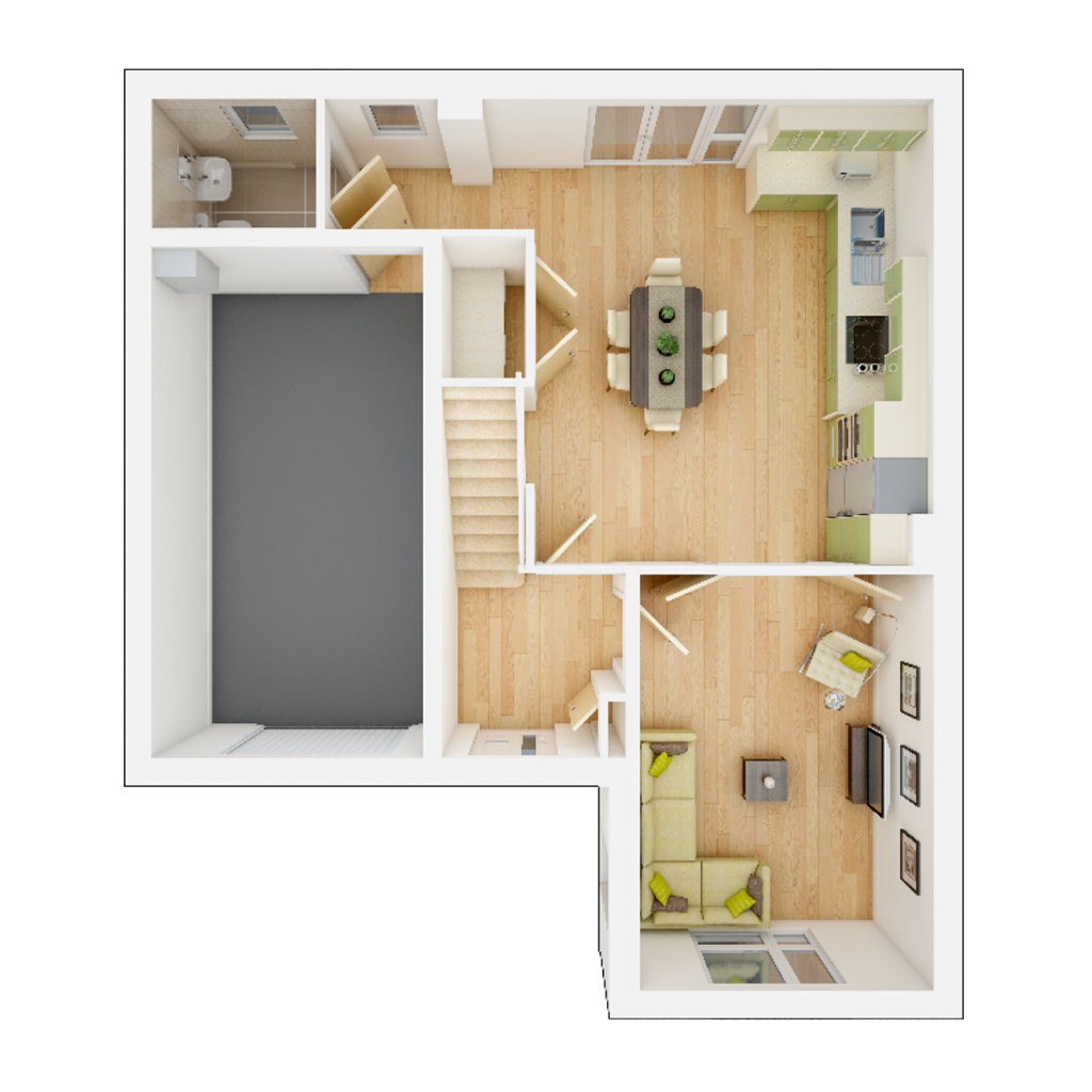 The Corkham - Plot 88, Woodside Vale, Clayton Wood Road, Leeds floorplan