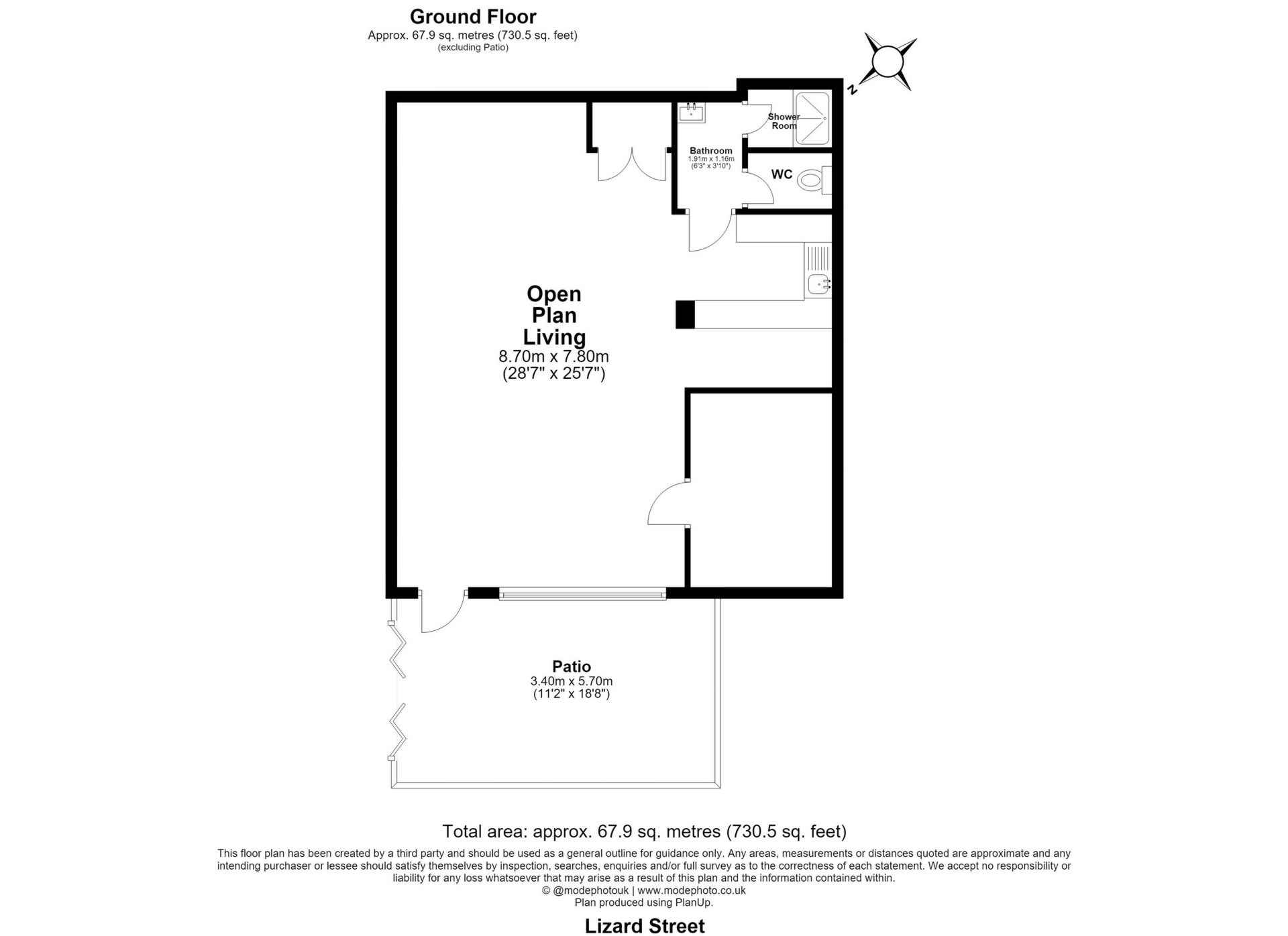 1, Lizard Street, Clerkenwell floorplan