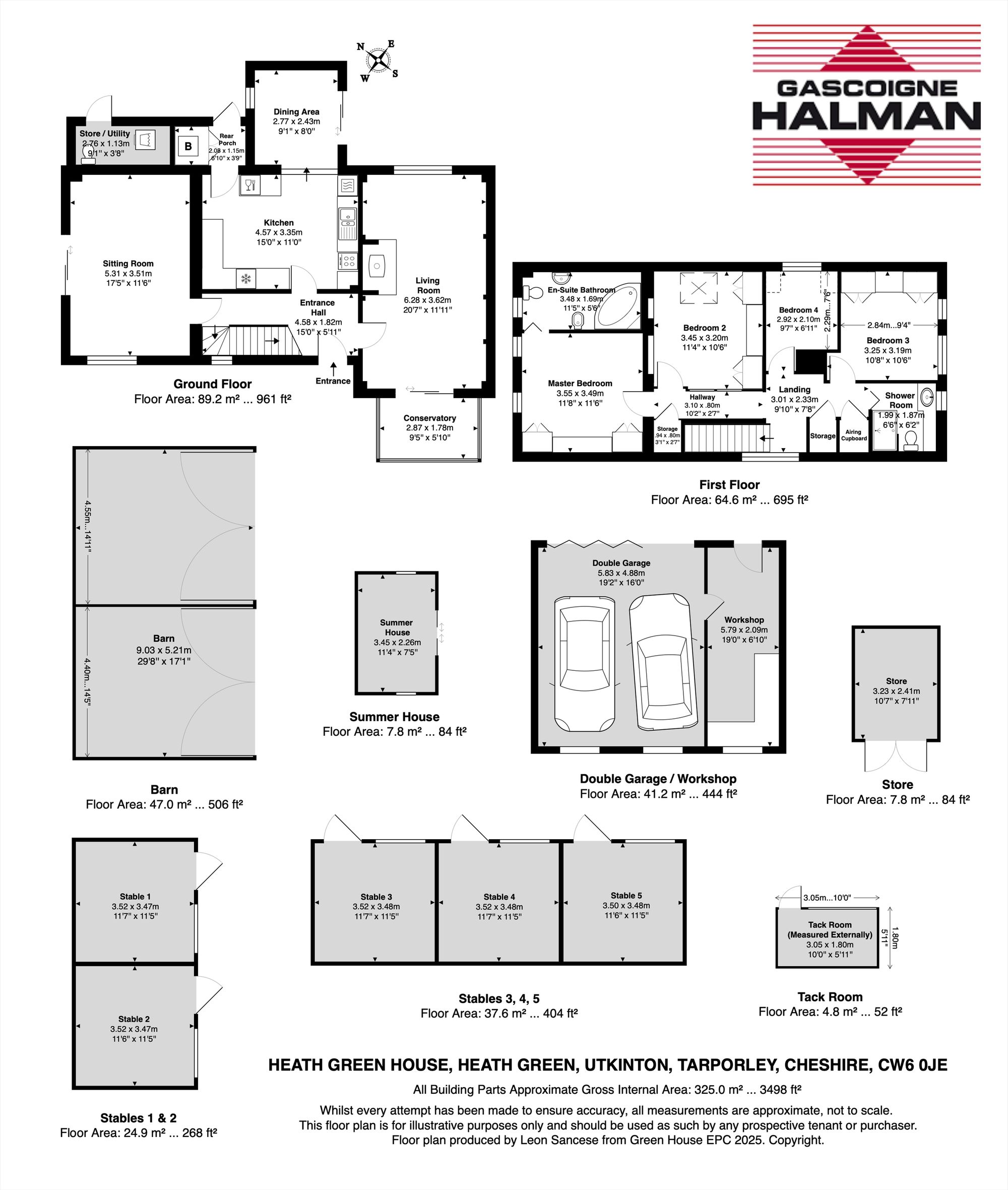 Heath Green House Heath Green, Tarporley floorplan