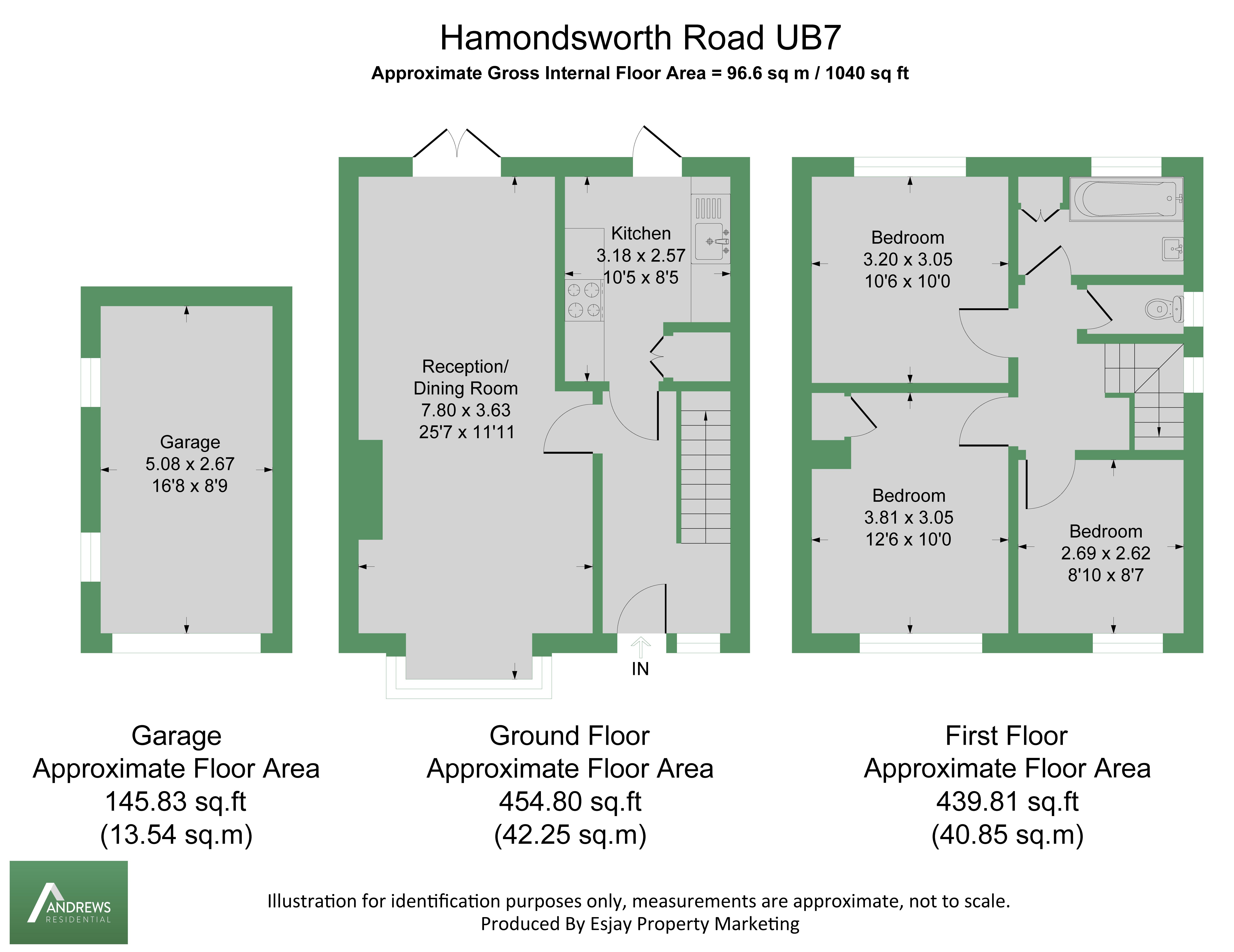 25, Harmondsworth Road, West Drayton floorplan