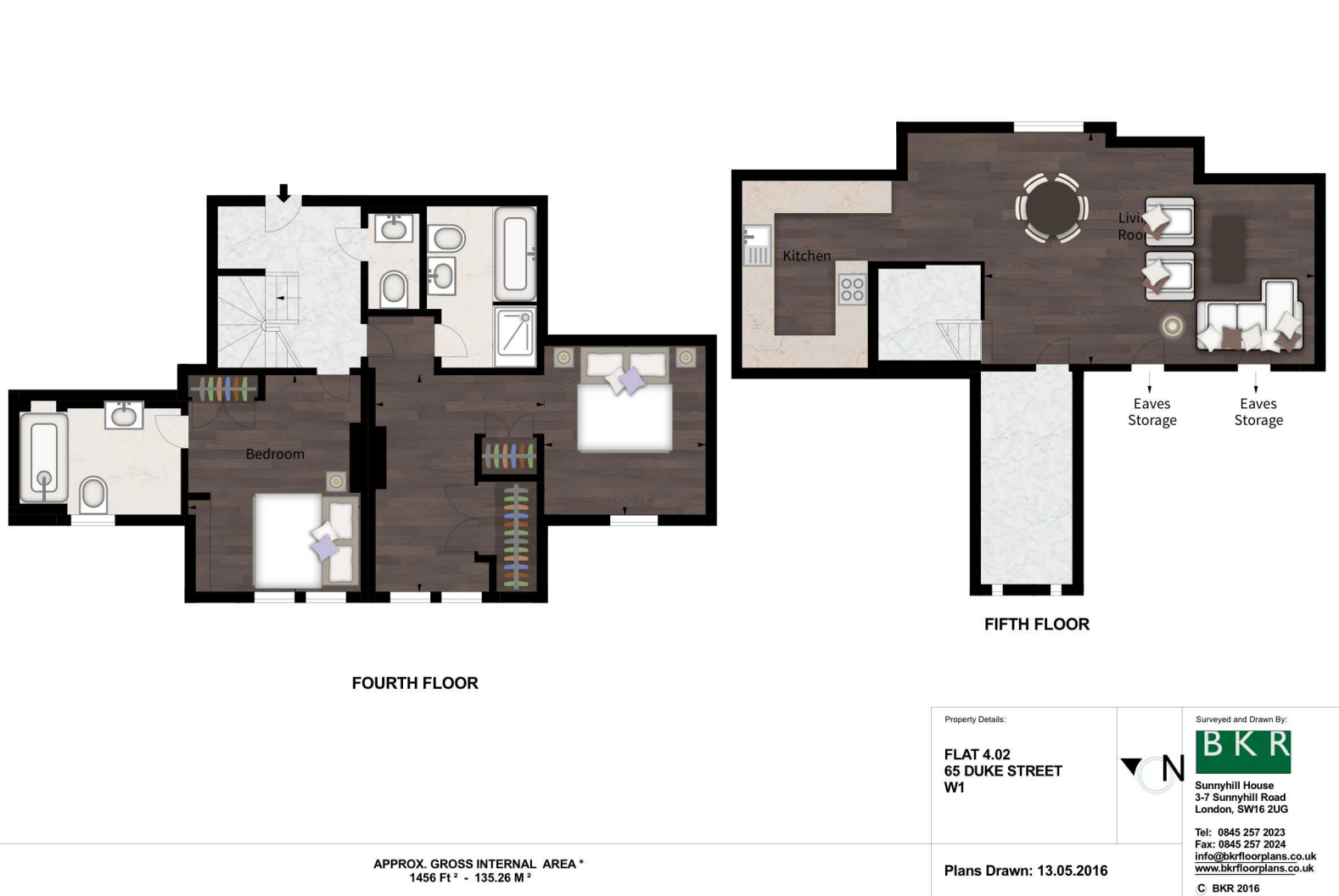 65,Flat 4.2, Duke Street, London floorplan