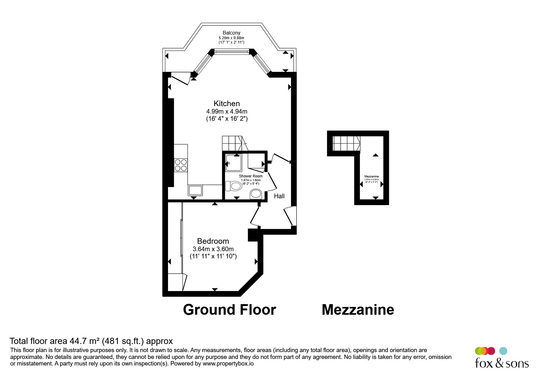 Flat 4, 3, Cavendish Place, Brighton floorplan