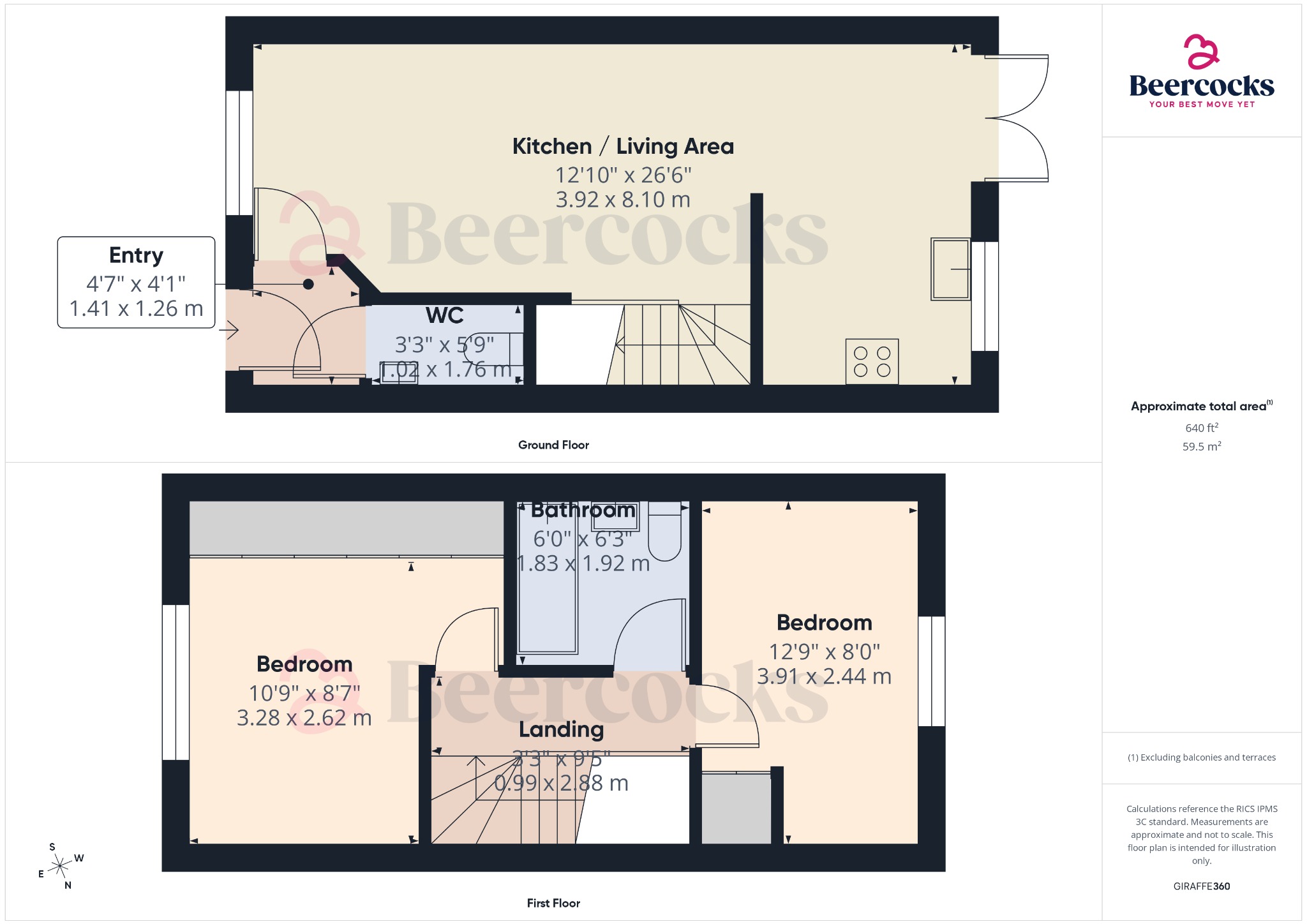 134, Grosvenor Road, Hull floorplan
