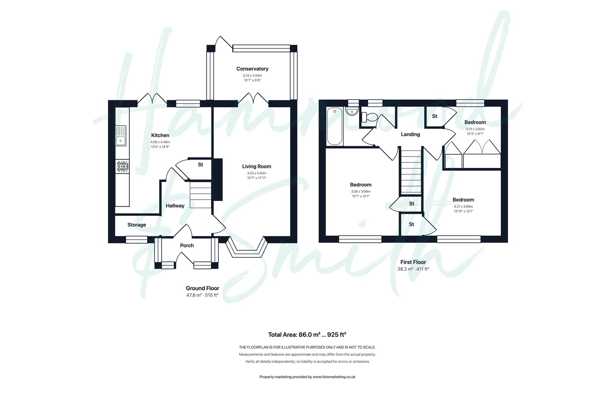 40 Lincolns Field, Epping floorplan