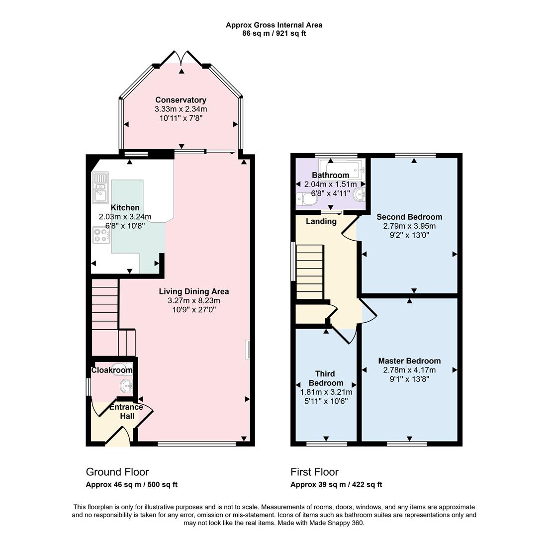 3, Larchdale Close, Southampton floorplan