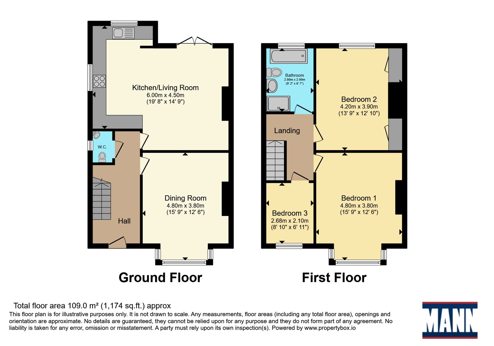 Exbury Road, London, SE6 floorplan