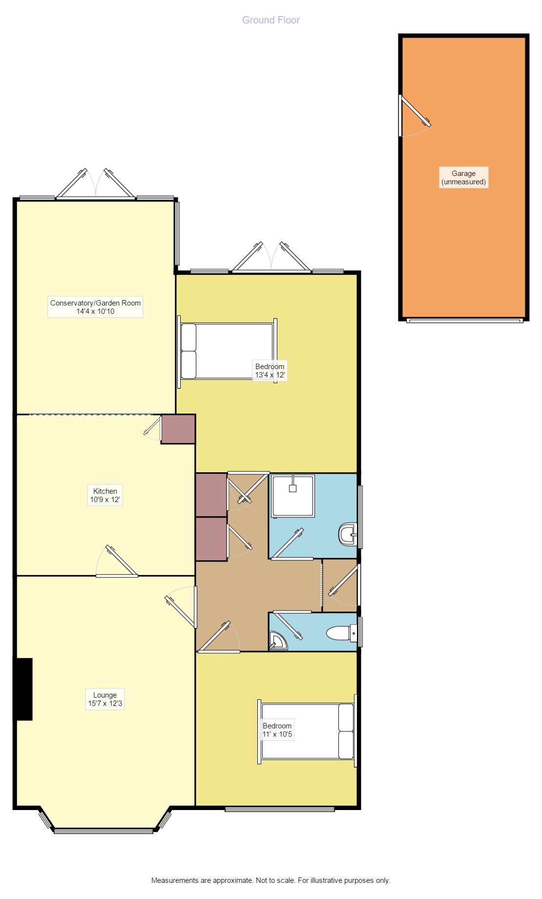 2 Bedrooms Bungalow to rent in Sayerland Road, Polegate BN26