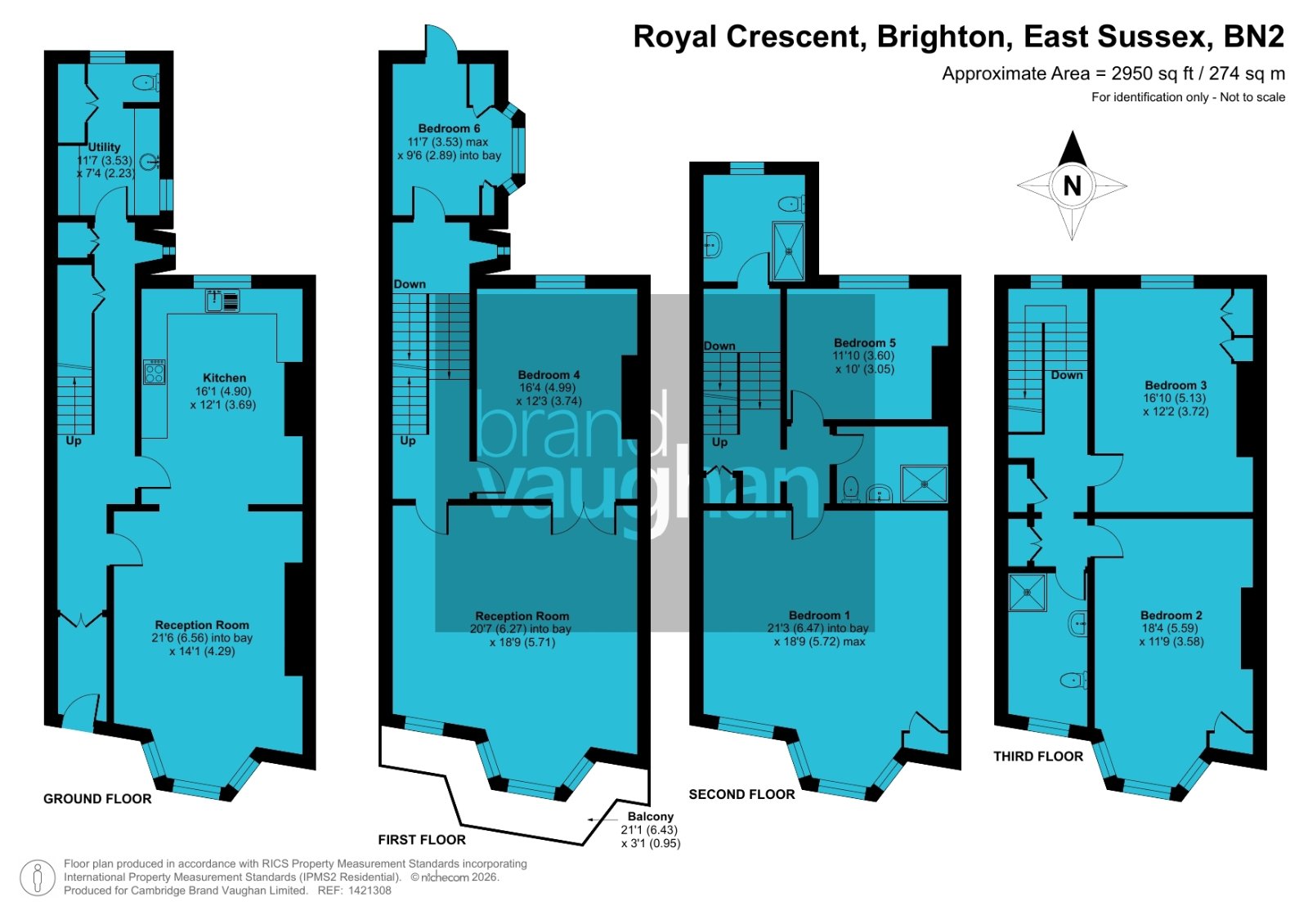 13, Royal Crescent, East Sussex floorplan