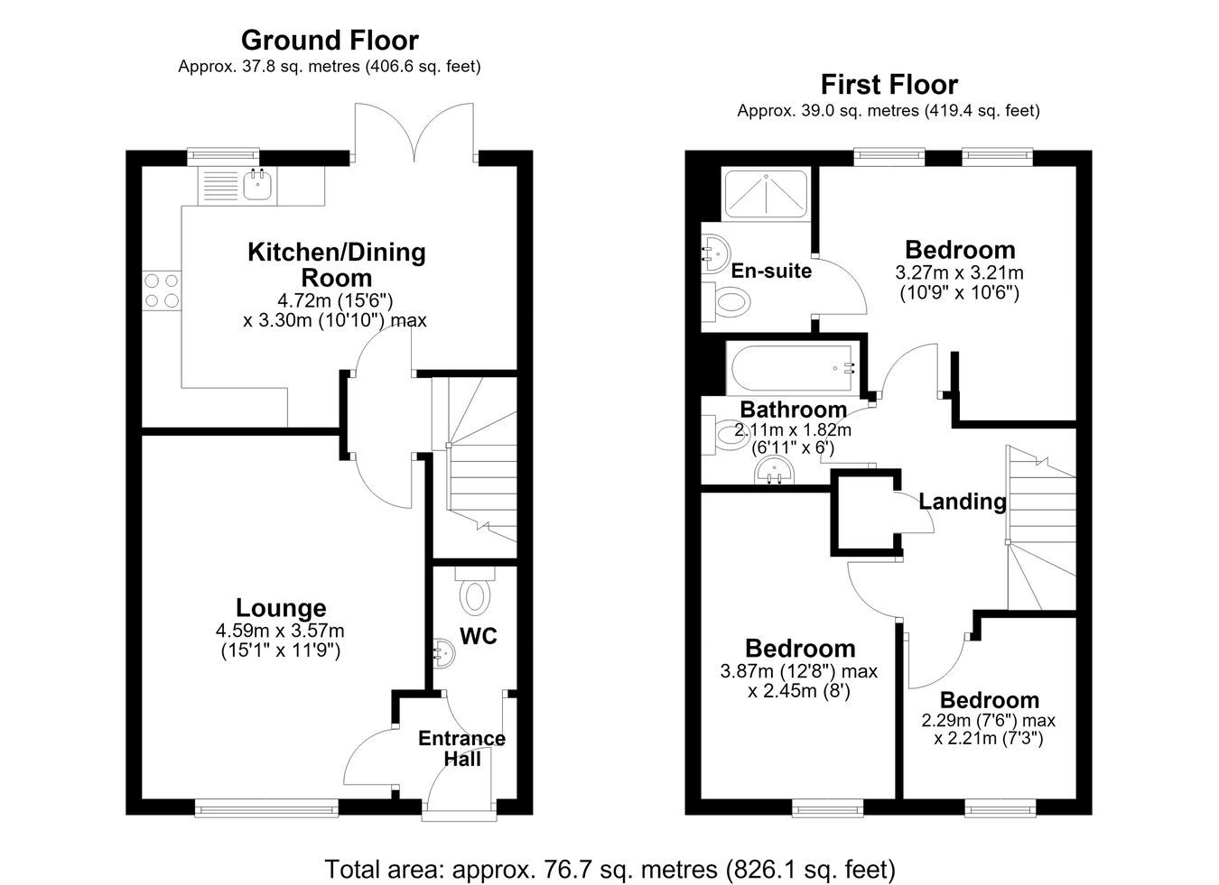 63, Merlin Avenue, Dover floorplan