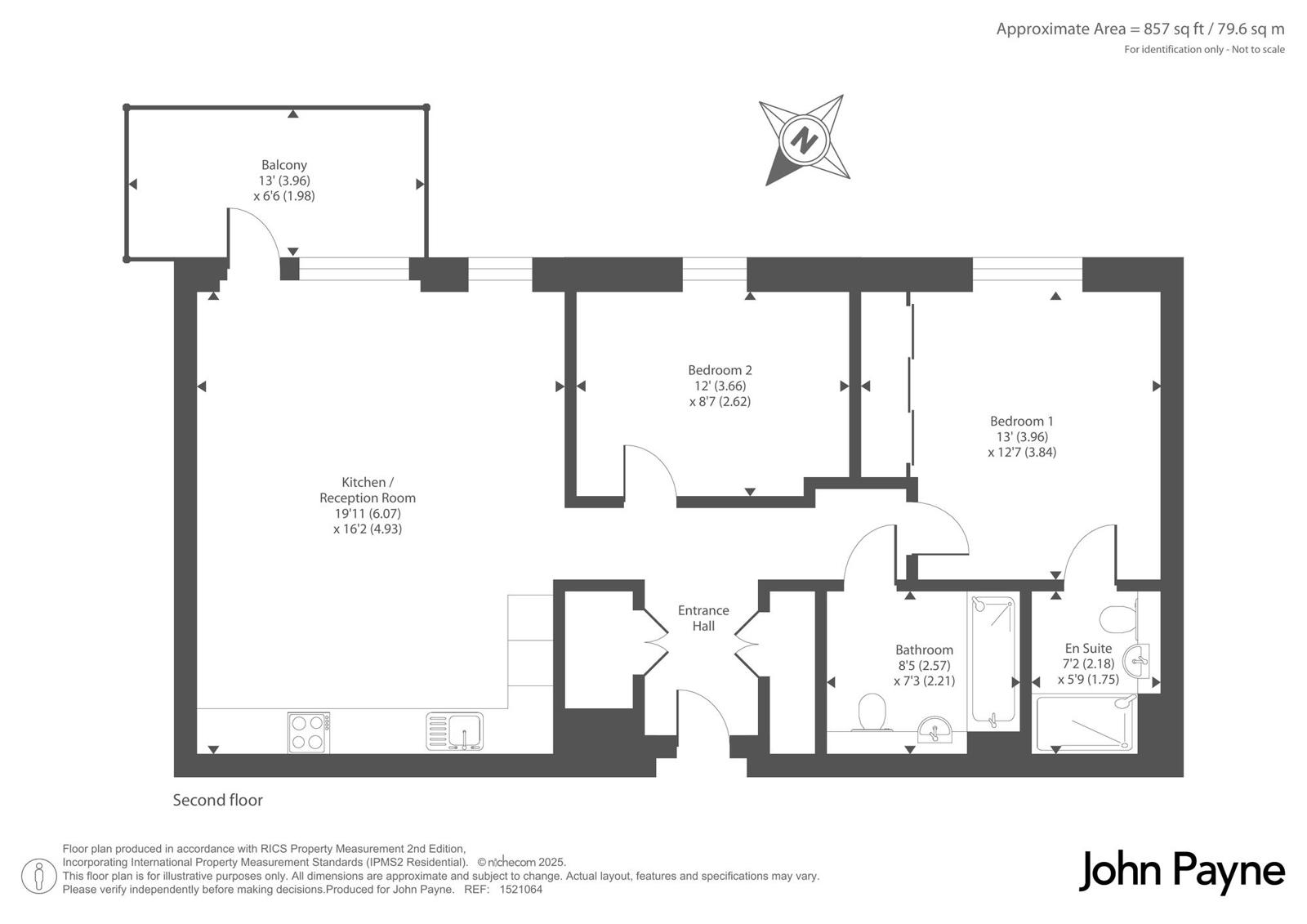 201 Devine House, 1, Southern Way, Greenwich Peninsula floorplan
