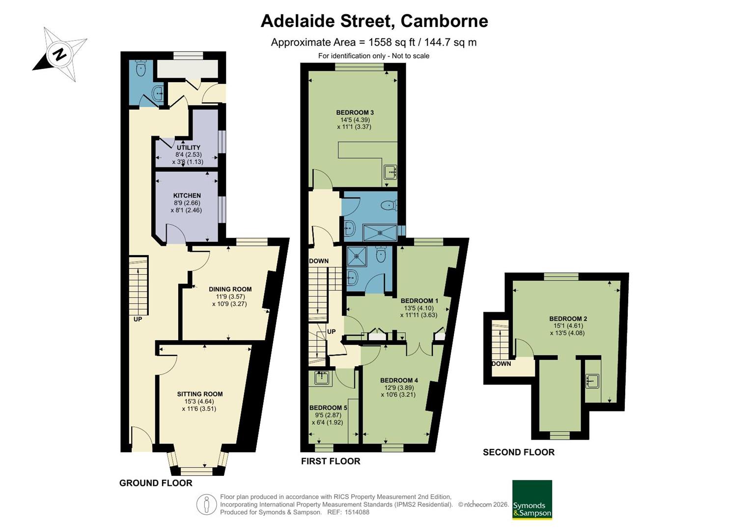 4, Adelaide Street, Camborne floorplan
