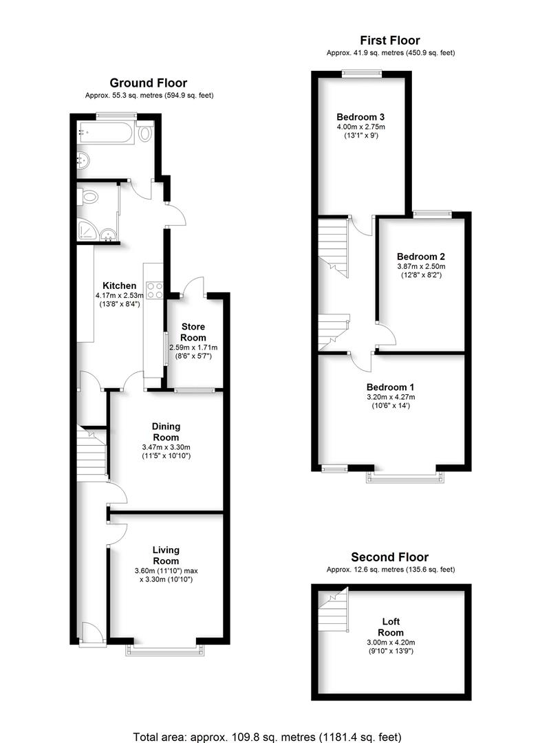 3 Bedrooms Terraced house for sale in Cowley Mill Road, Cowley, Uxbridge UB8