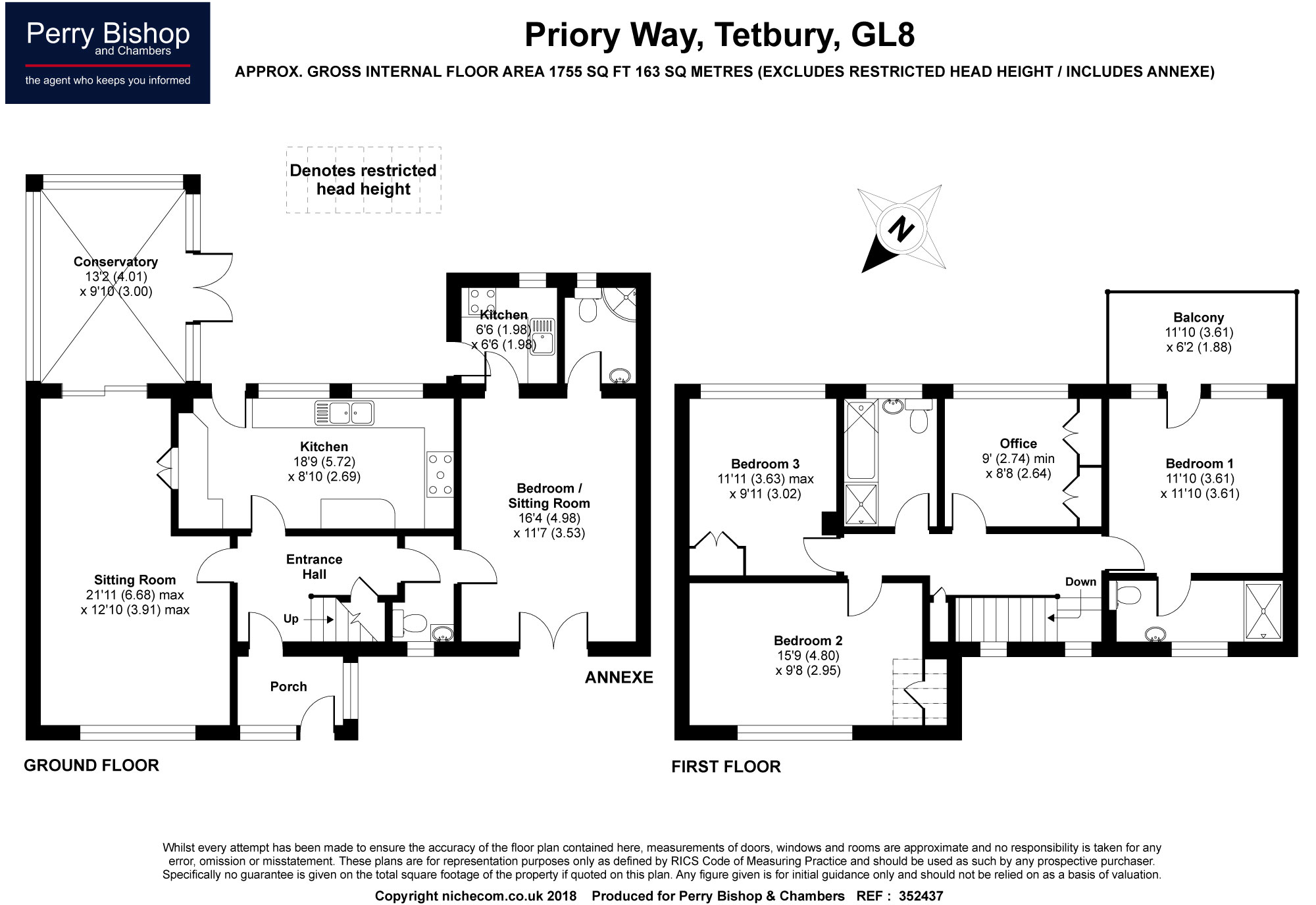 4 Bedrooms Detached house for sale in Priory Way, Tetbury GL8