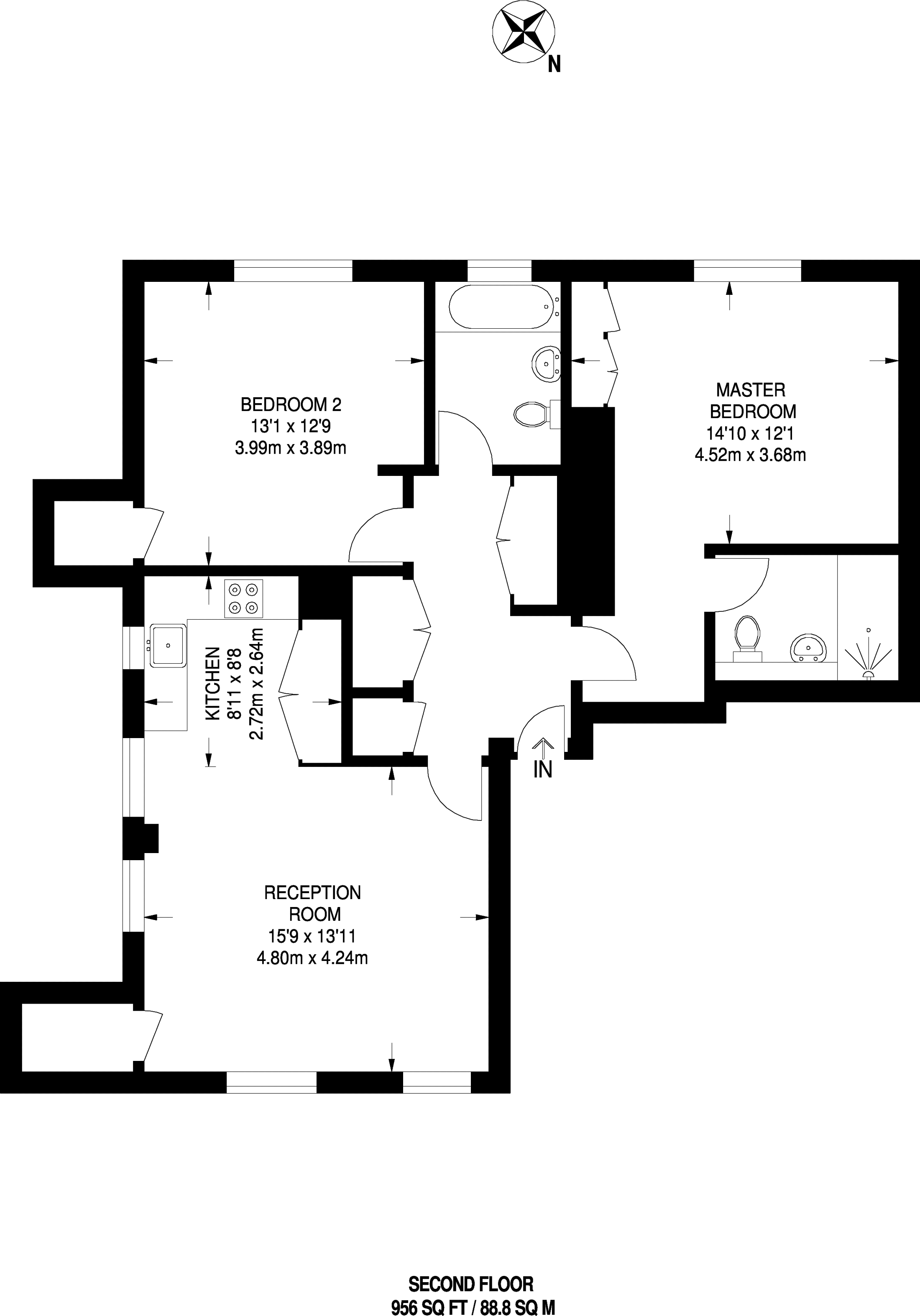 2 Bedrooms Flat for sale in Richmond Hill, Richmond TW10