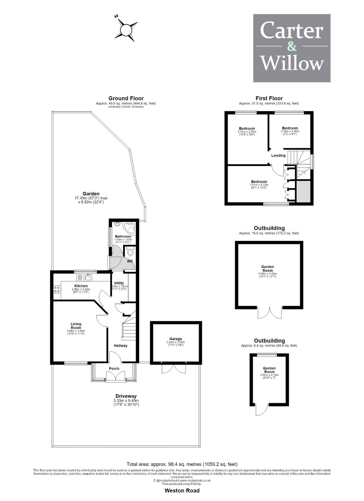 Weston Road, Dagenham floorplan