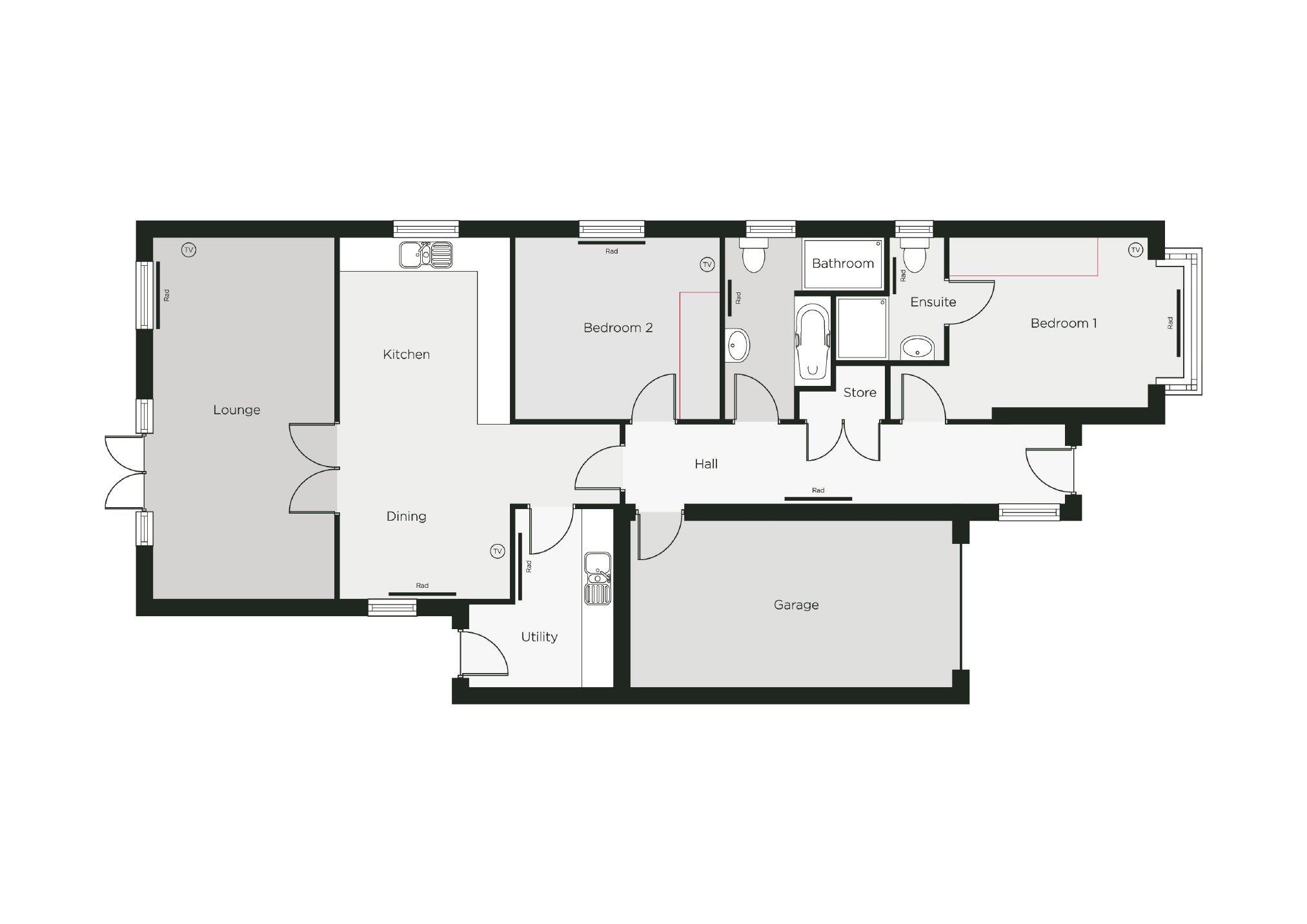 Garstang Road, Bowgreave, Preston PR3, 2 bedroom detached bungalow for