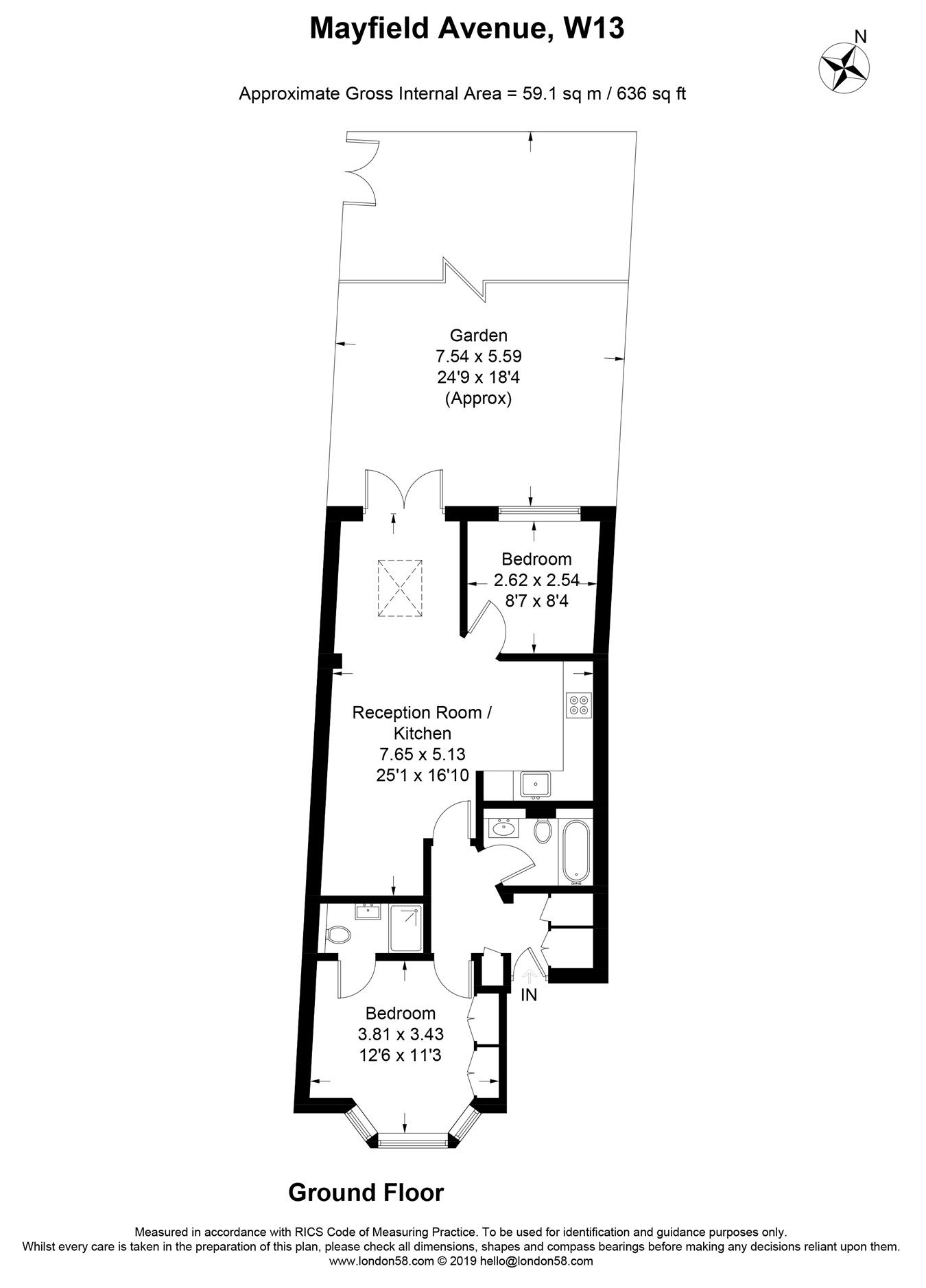 2 Bedrooms Flat for sale in Mayfield Avenue, Ealing W13
