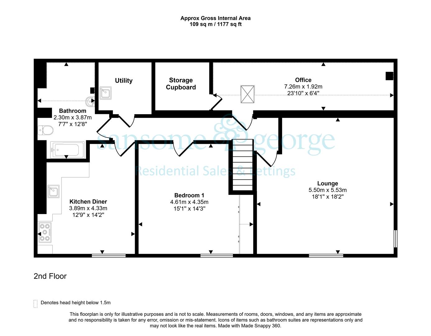 Flat 5, Bowling Green Farmhouse,, Trenthams Close, Reading floorplan