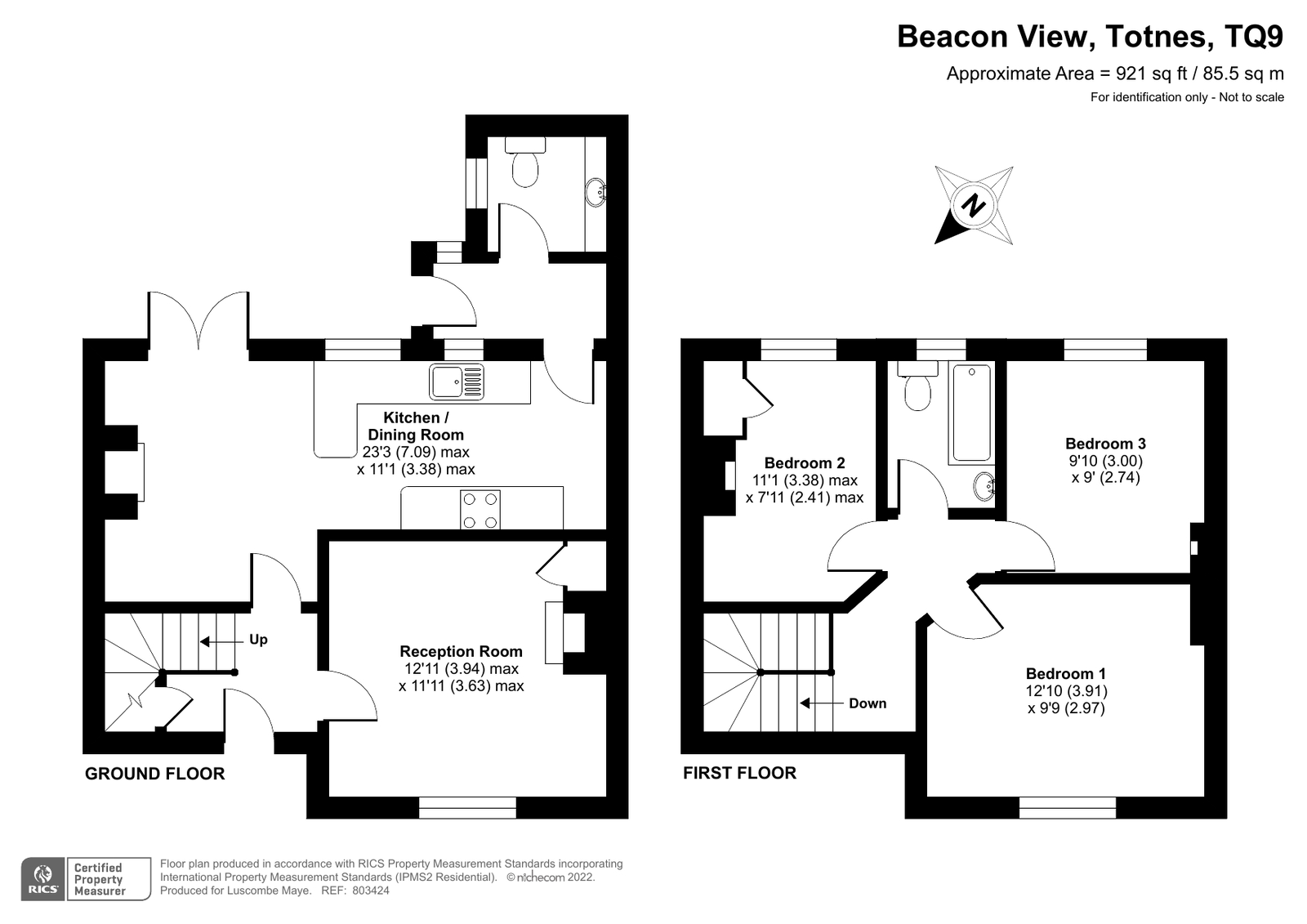 10, Beacon View, Dartington floorplan